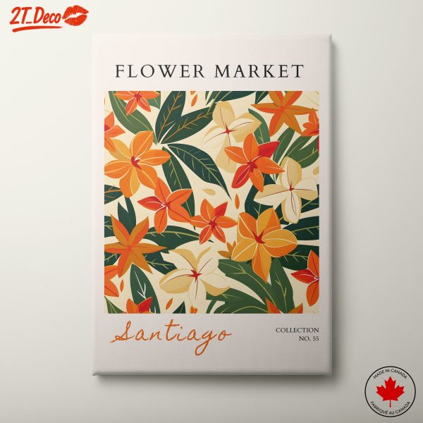 Vibrant Floral Arrangement Art for Home Decoration