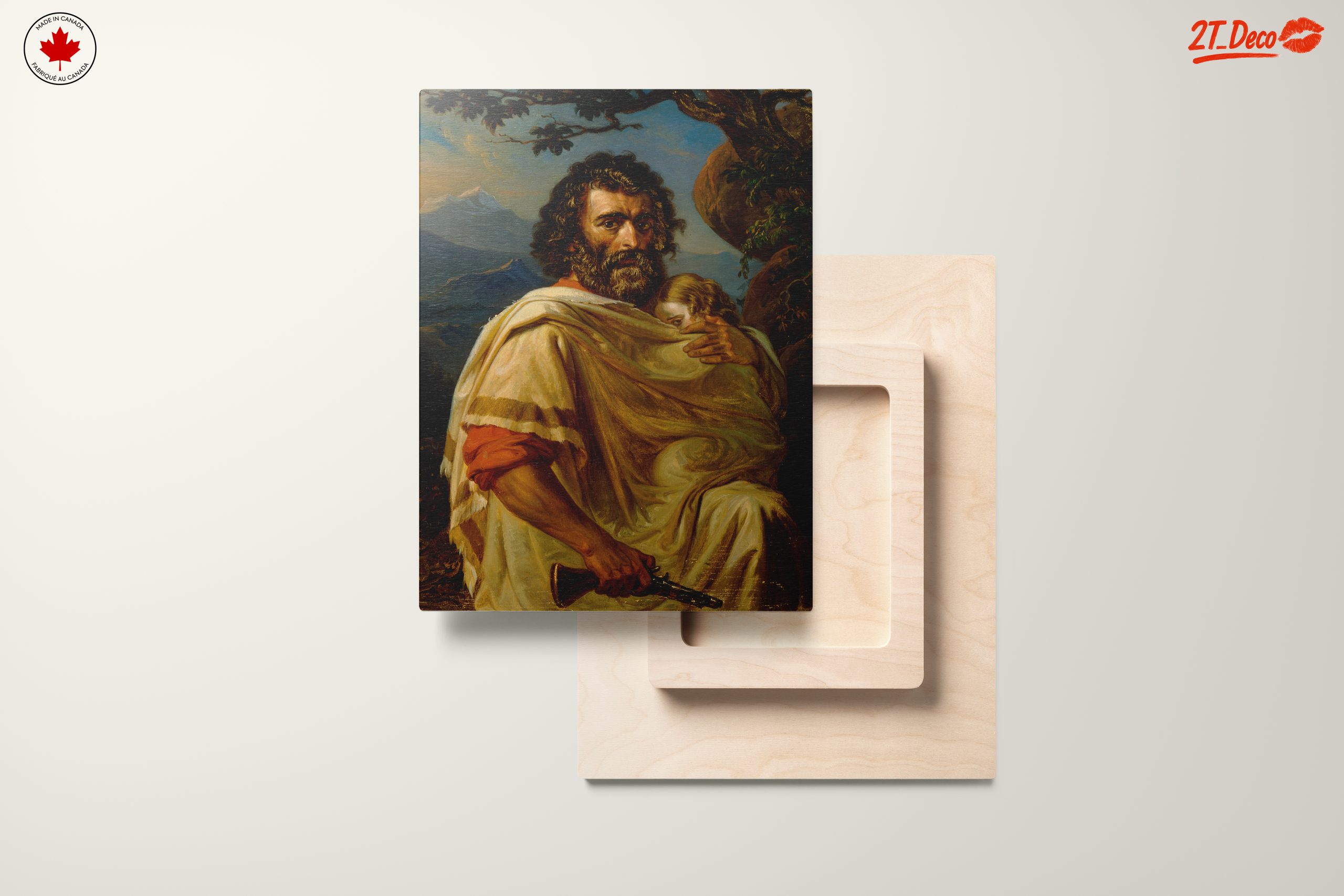 Powerful Historical Figure Embracing a Child - Image 11