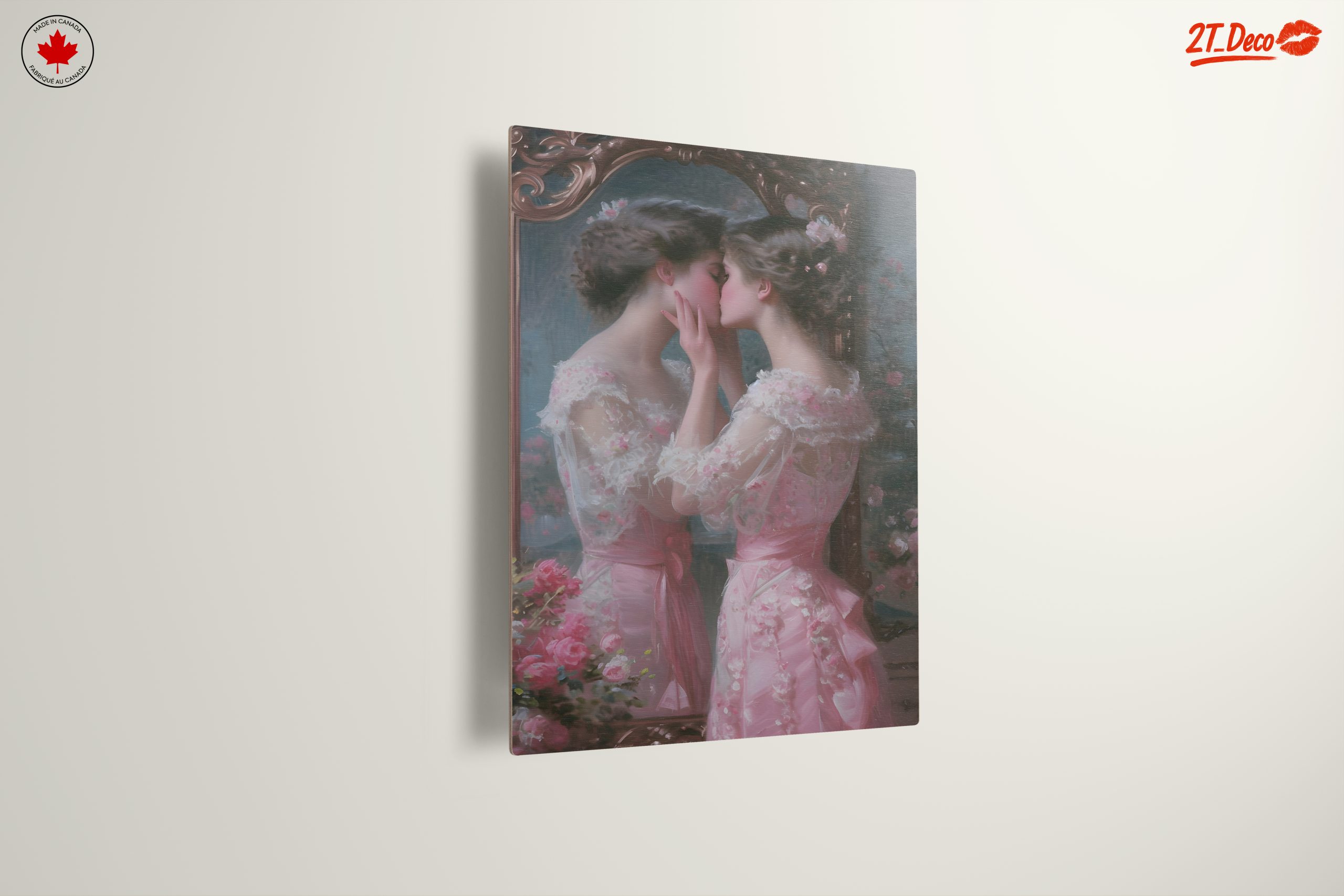 Intimate Portrait of Two Women in Elegant Dresses - Image 13