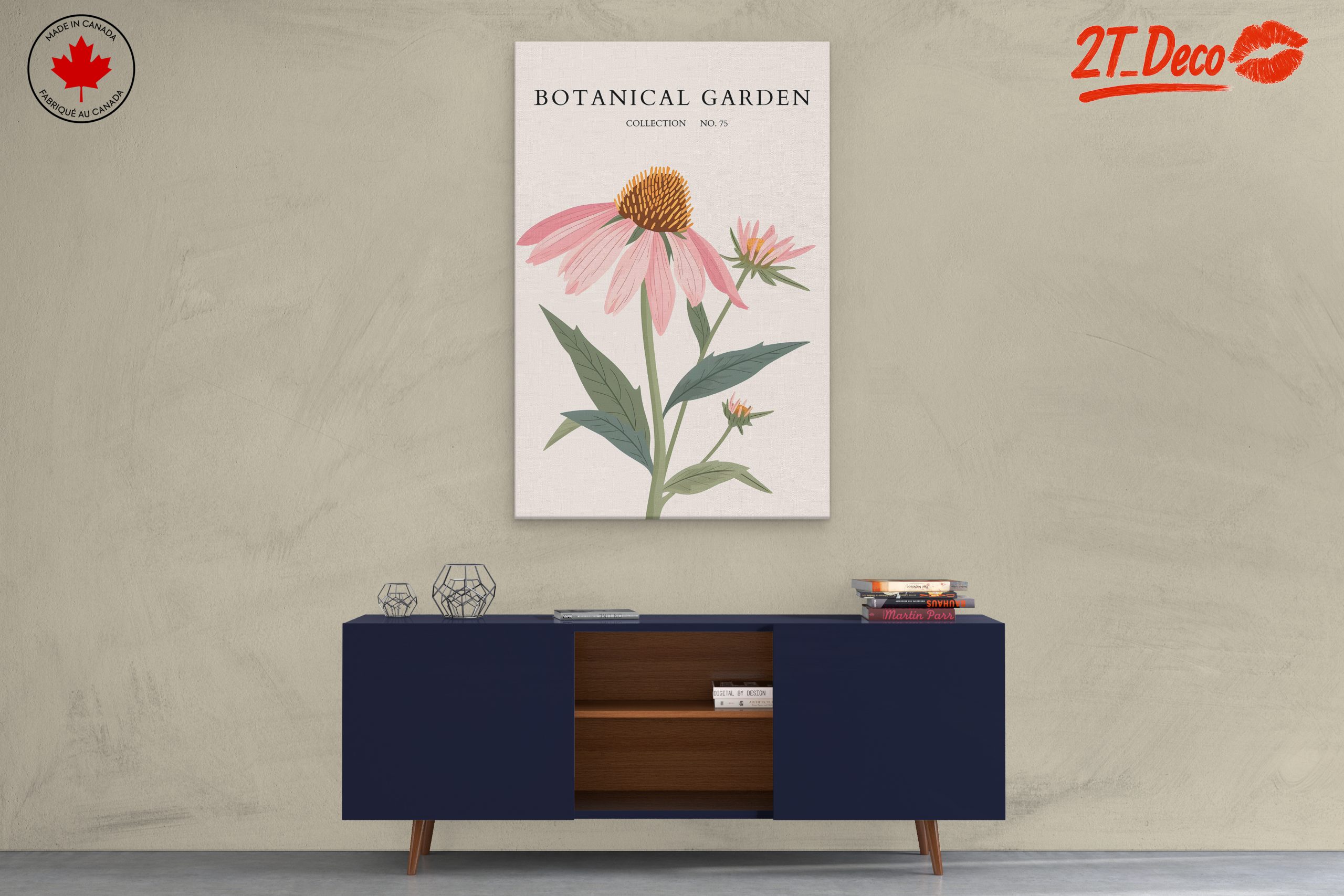 Elegant Botanical Art Print Featuring Floral Design - Image 3