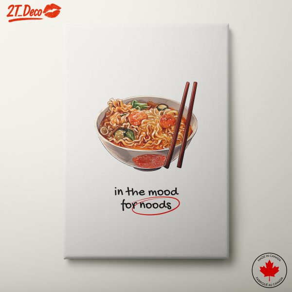 Playful Abstract Ramen Art