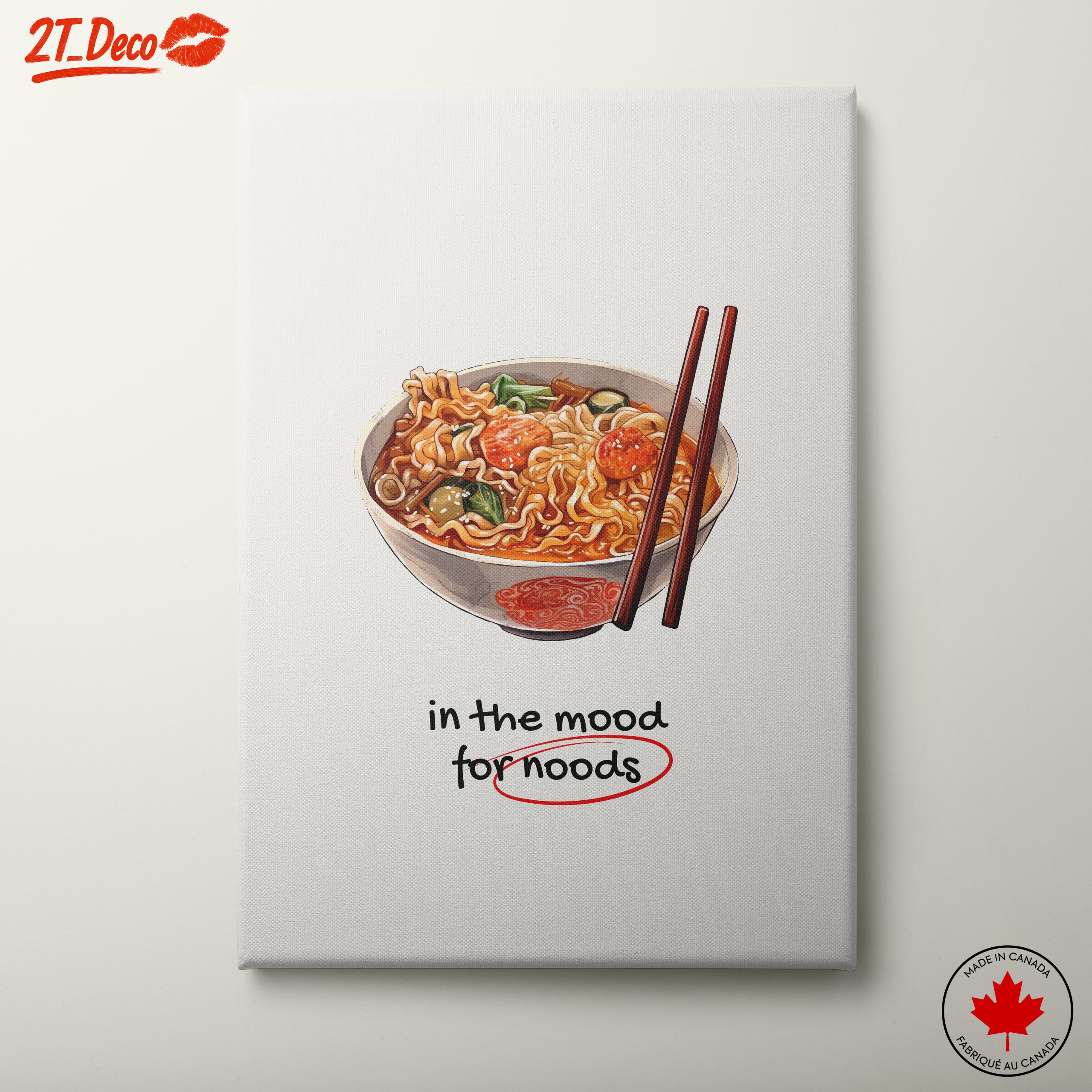 Playful Abstract Ramen Art