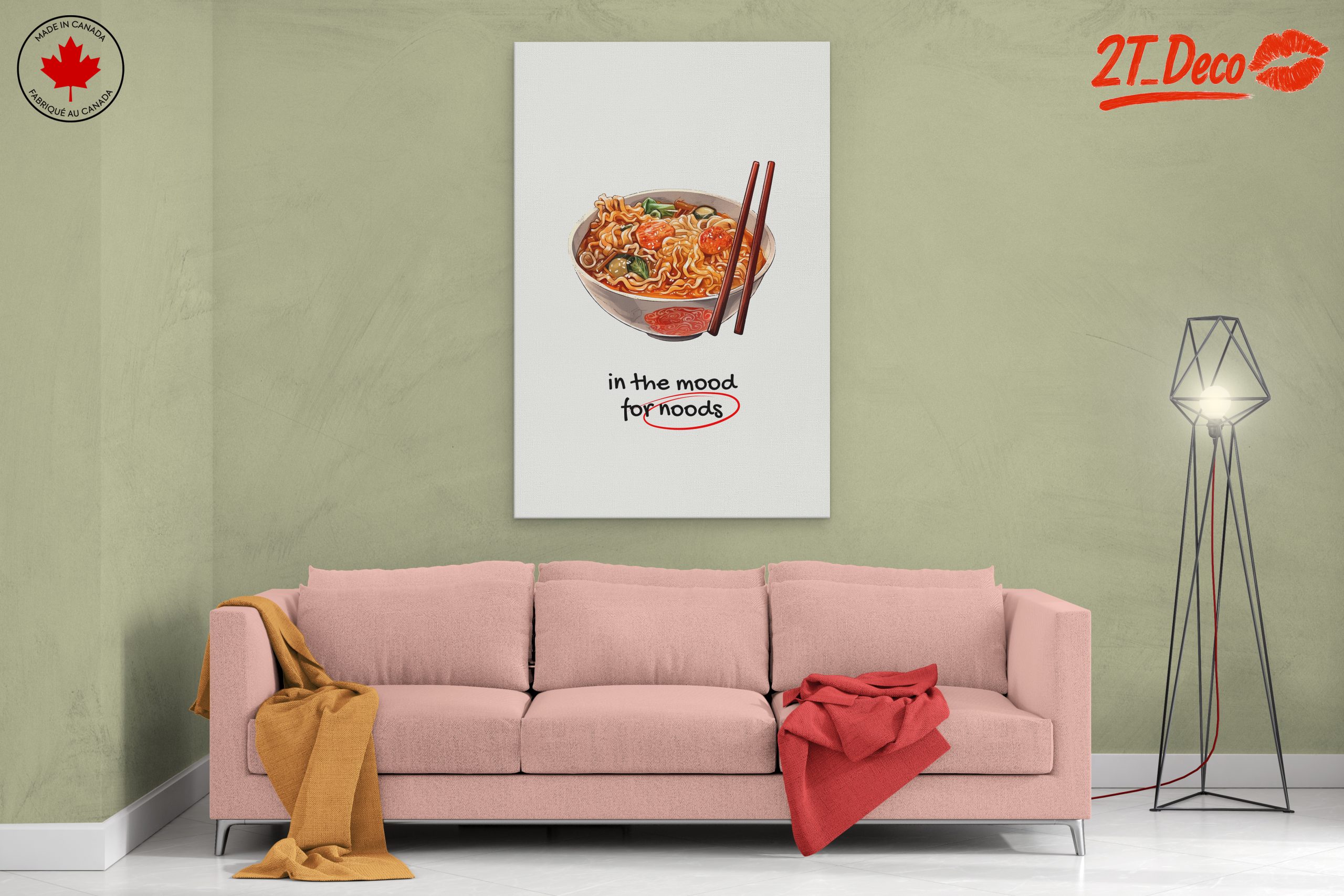 Playful Abstract Ramen Art - Image 2