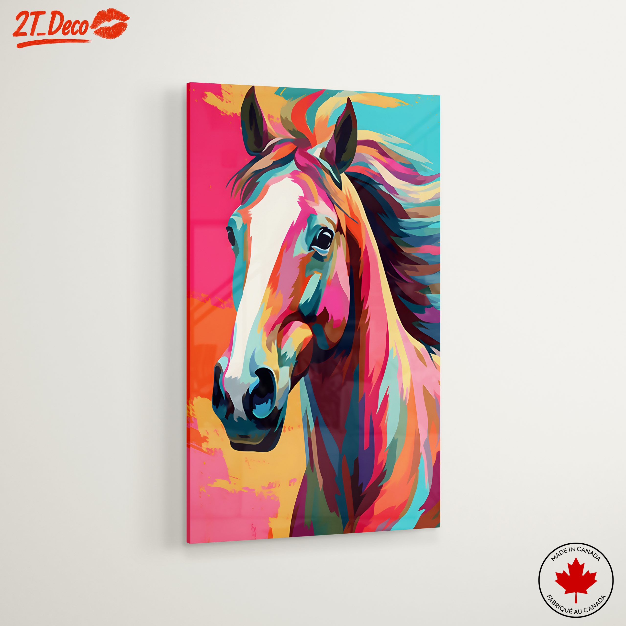 Vibrant Colorful Horse Art 3 - Image 6
