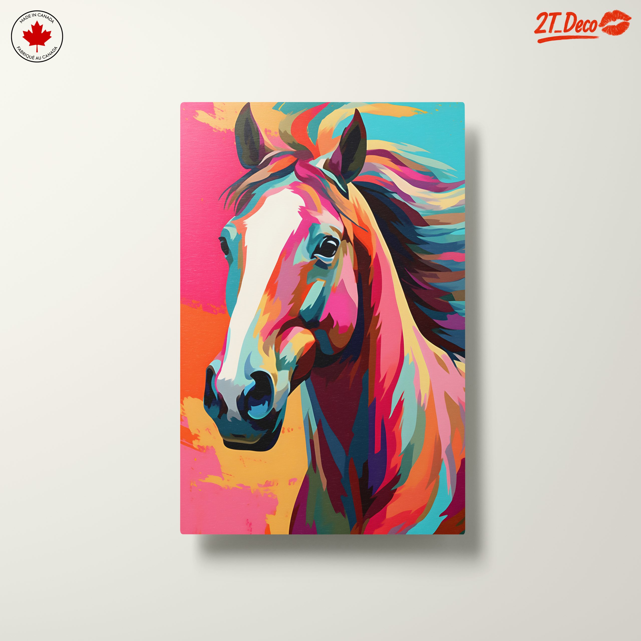 Vibrant Colorful Horse Art 3 - Image 10