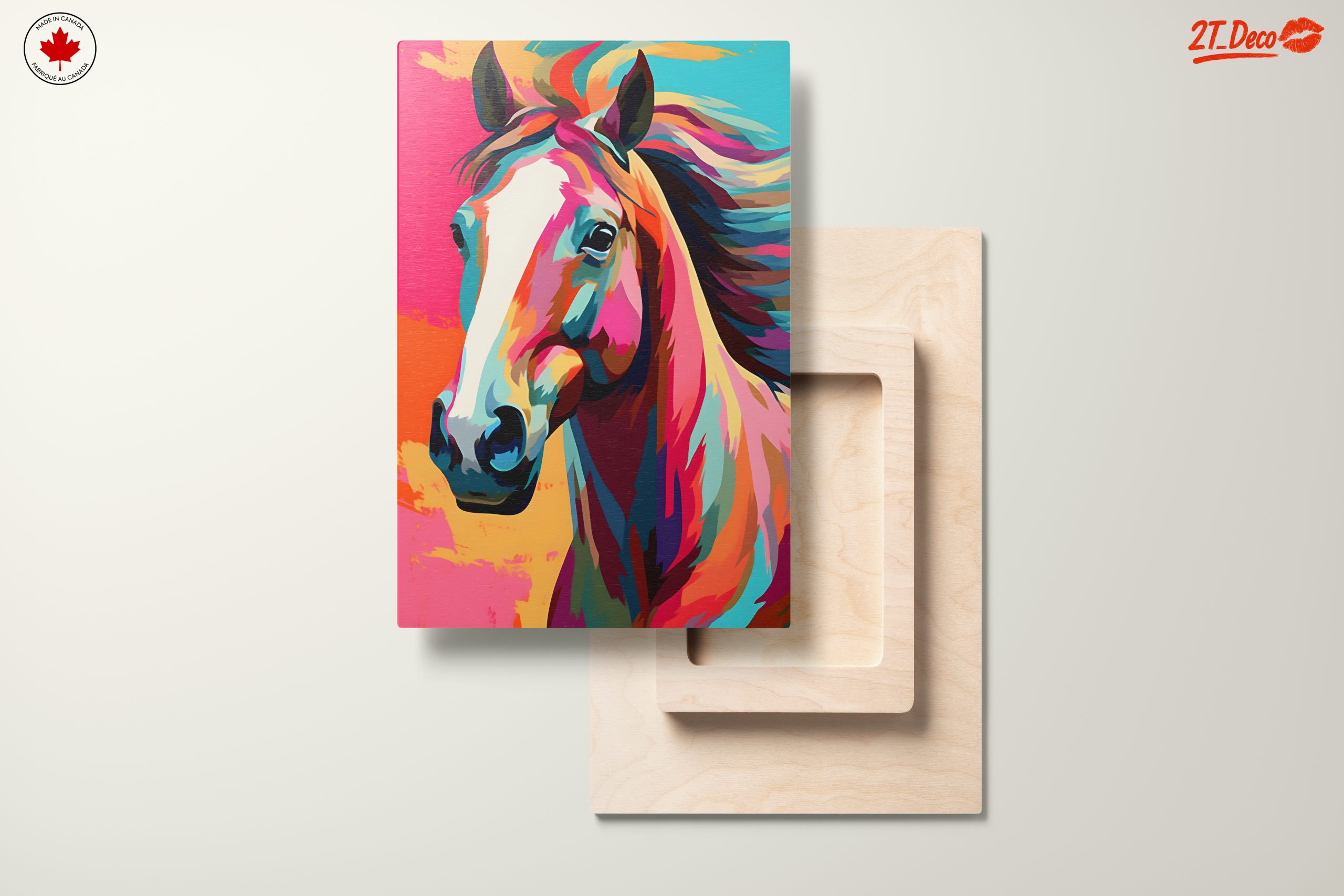 Vibrant Colorful Horse Art 3 - Image 11