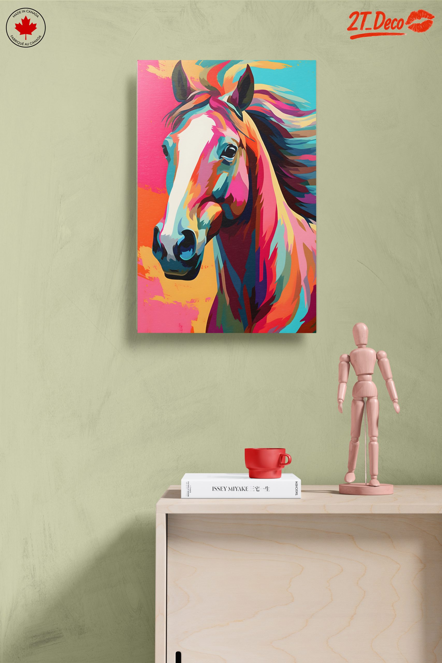 Vibrant Colorful Horse Art 3 - Image 14