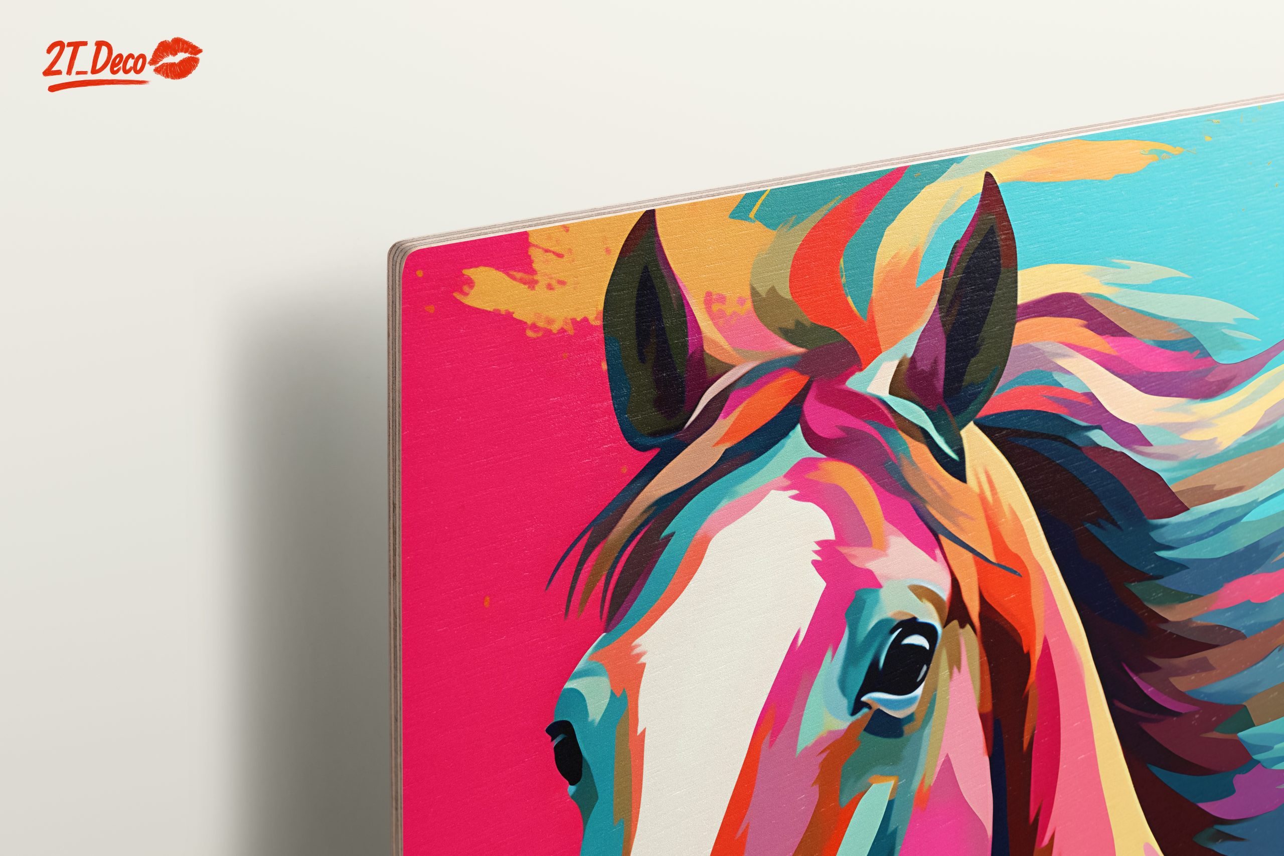 Vibrant Colorful Horse Art 3 - Image 15