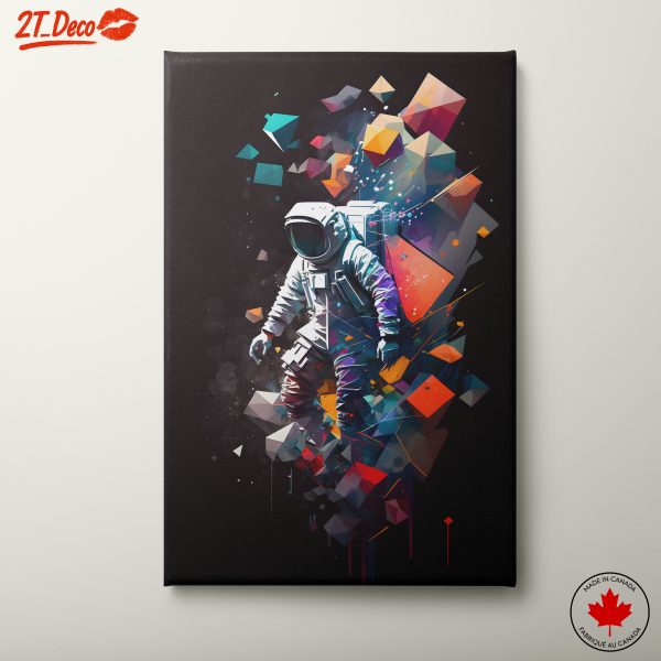 Dynamic Astronaut Adventure Art
