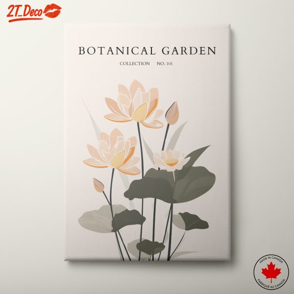 Soft Botanical Garden Floral Art