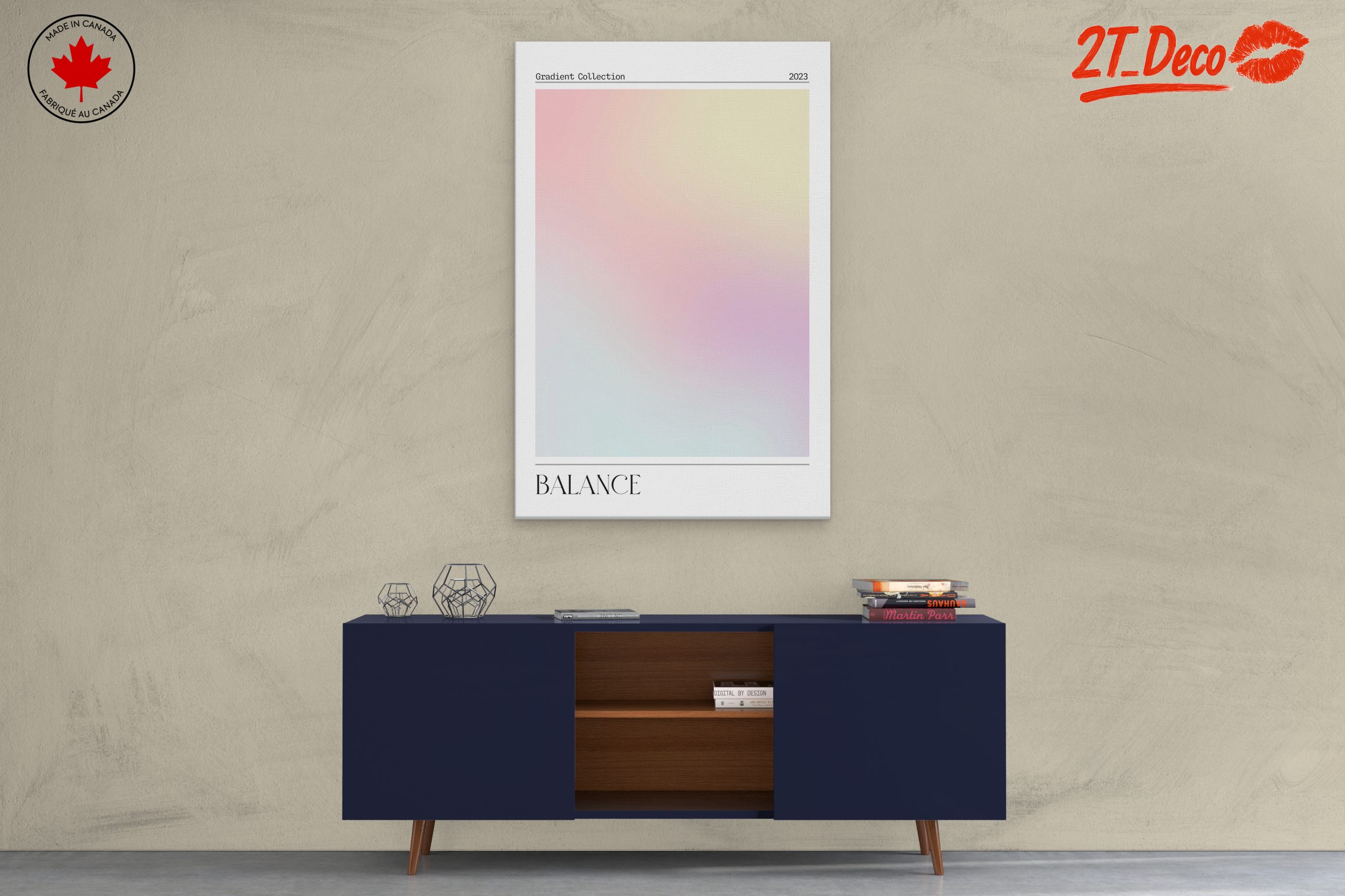 Beautiful Colorful Abstract Cloud Artwork - Image 3