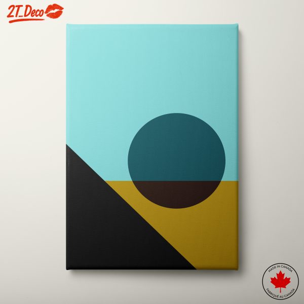 Geometric Abstract Art with Bold Shapes 2