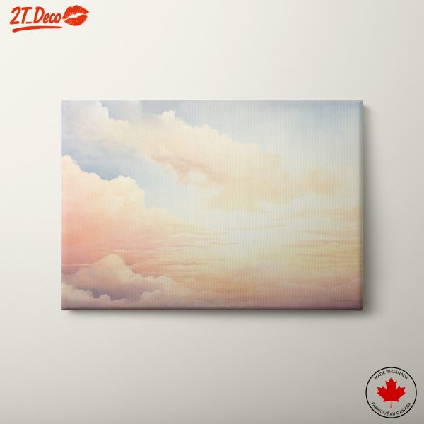Soft Abstract Cloud Artwork