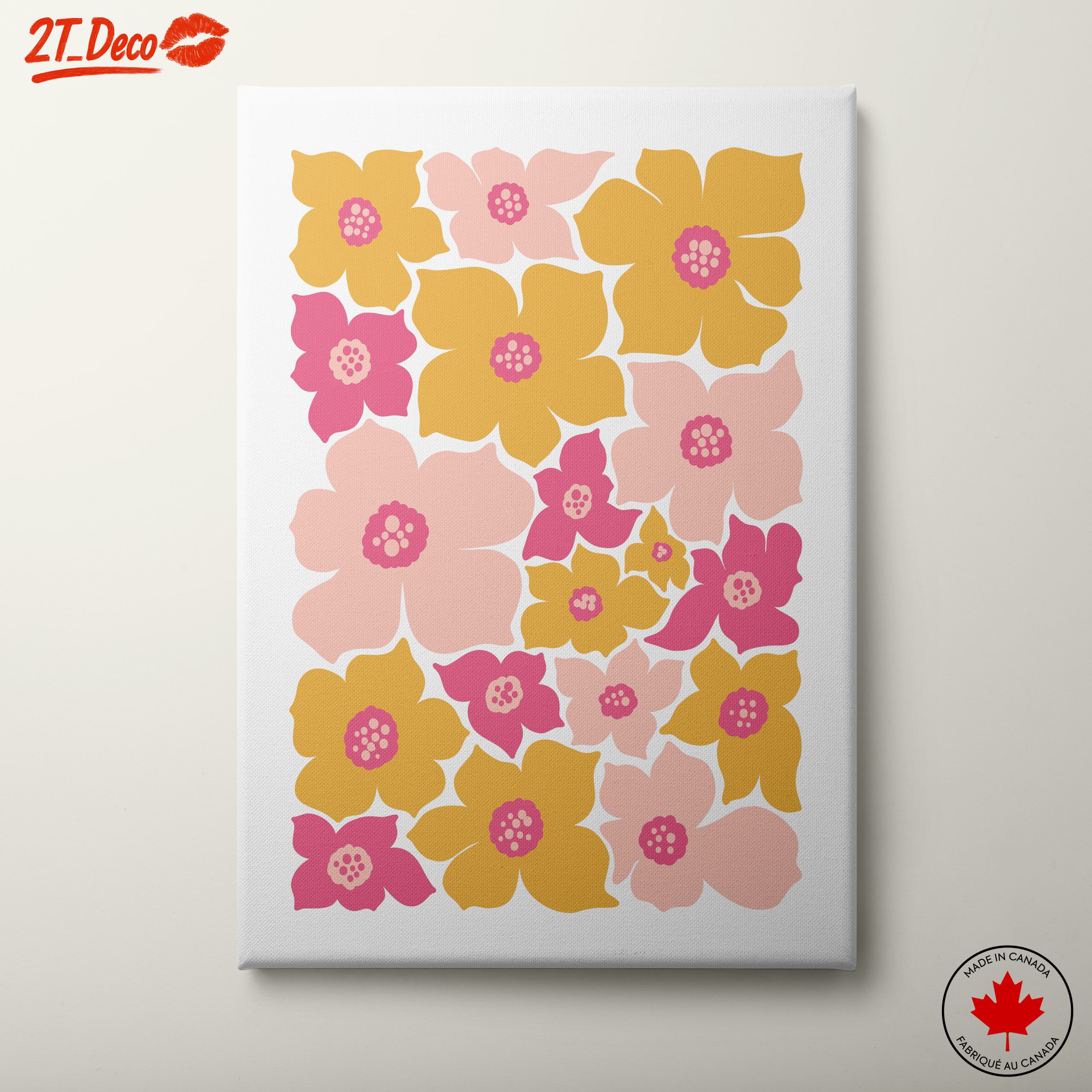 Vibrant Floral Arrangement Wall Art