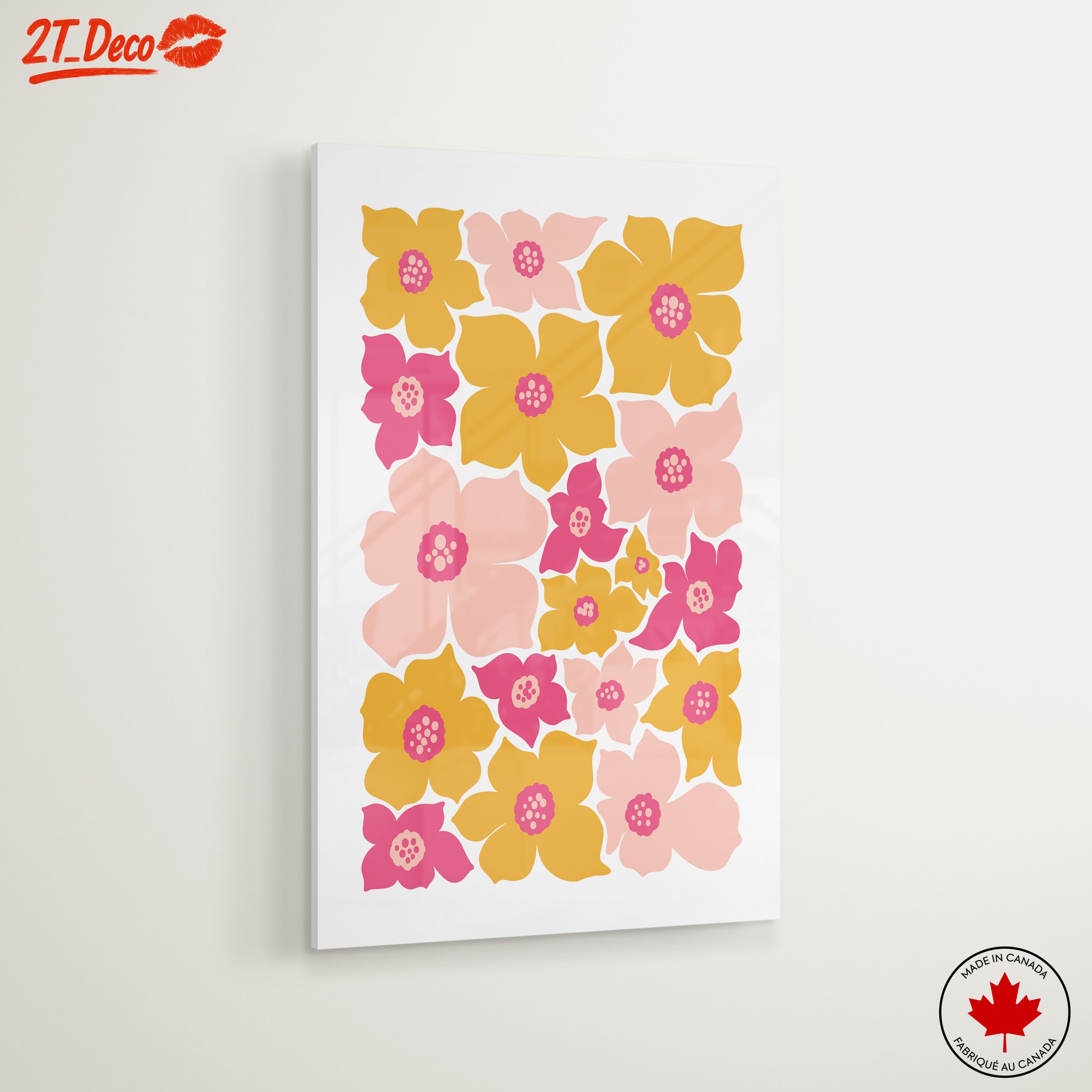 Vibrant Floral Arrangement Wall Art - Image 6
