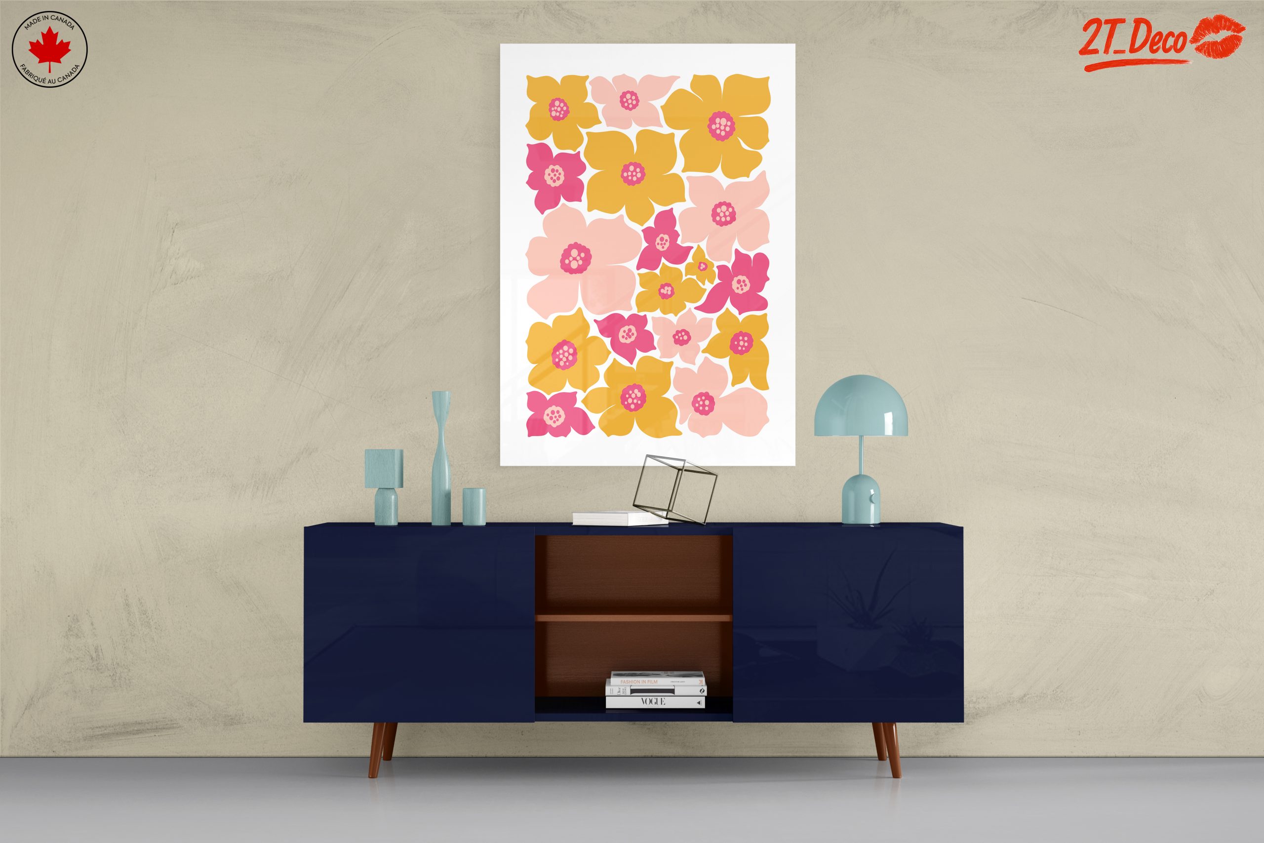 Vibrant Floral Arrangement Wall Art - Image 8