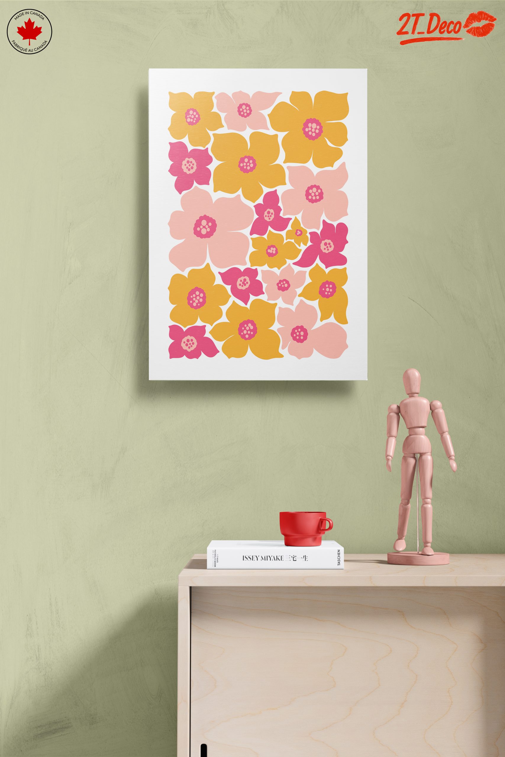 Vibrant Floral Arrangement Wall Art - Image 14