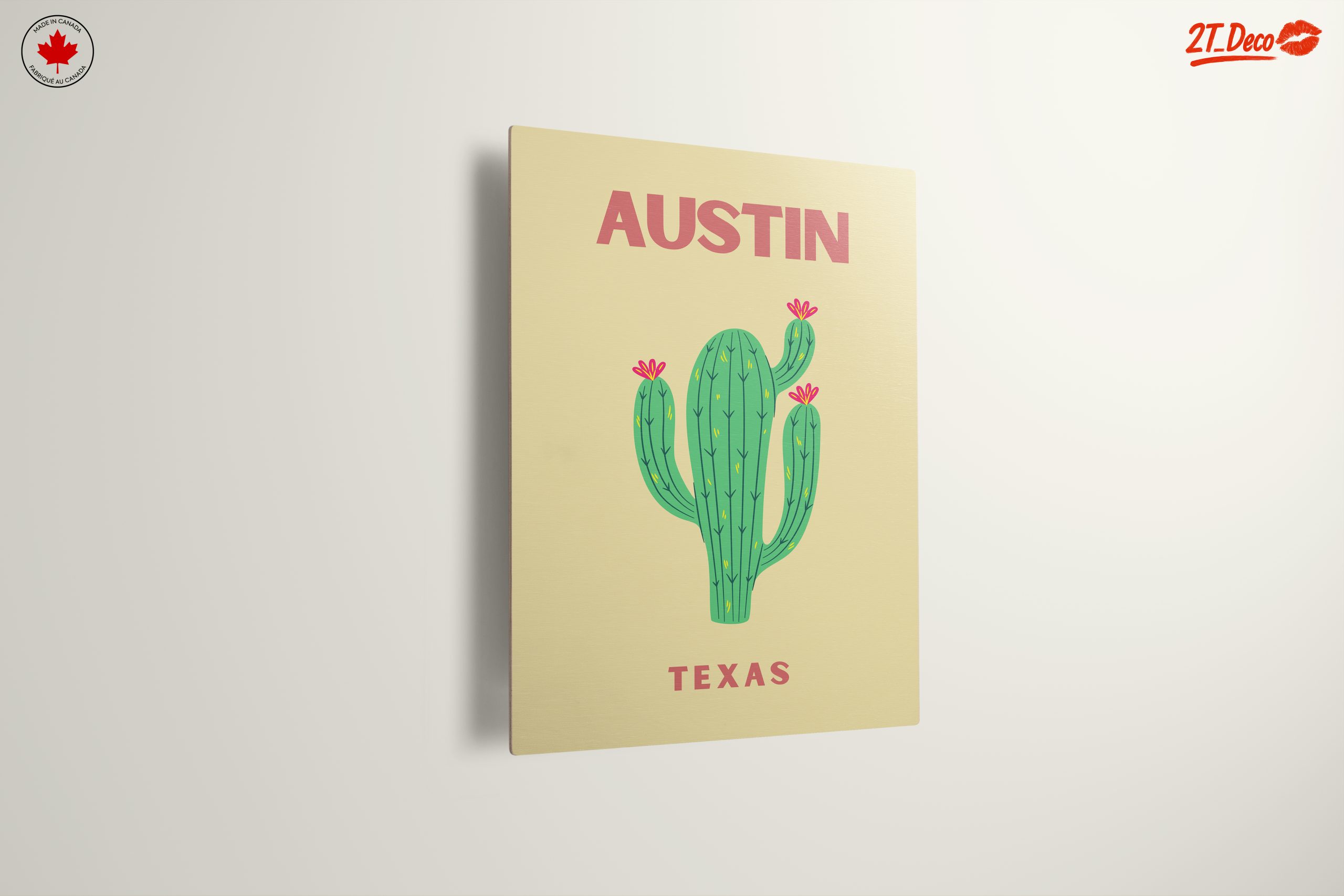Austin Texas Cactus Urban Art - Image 13