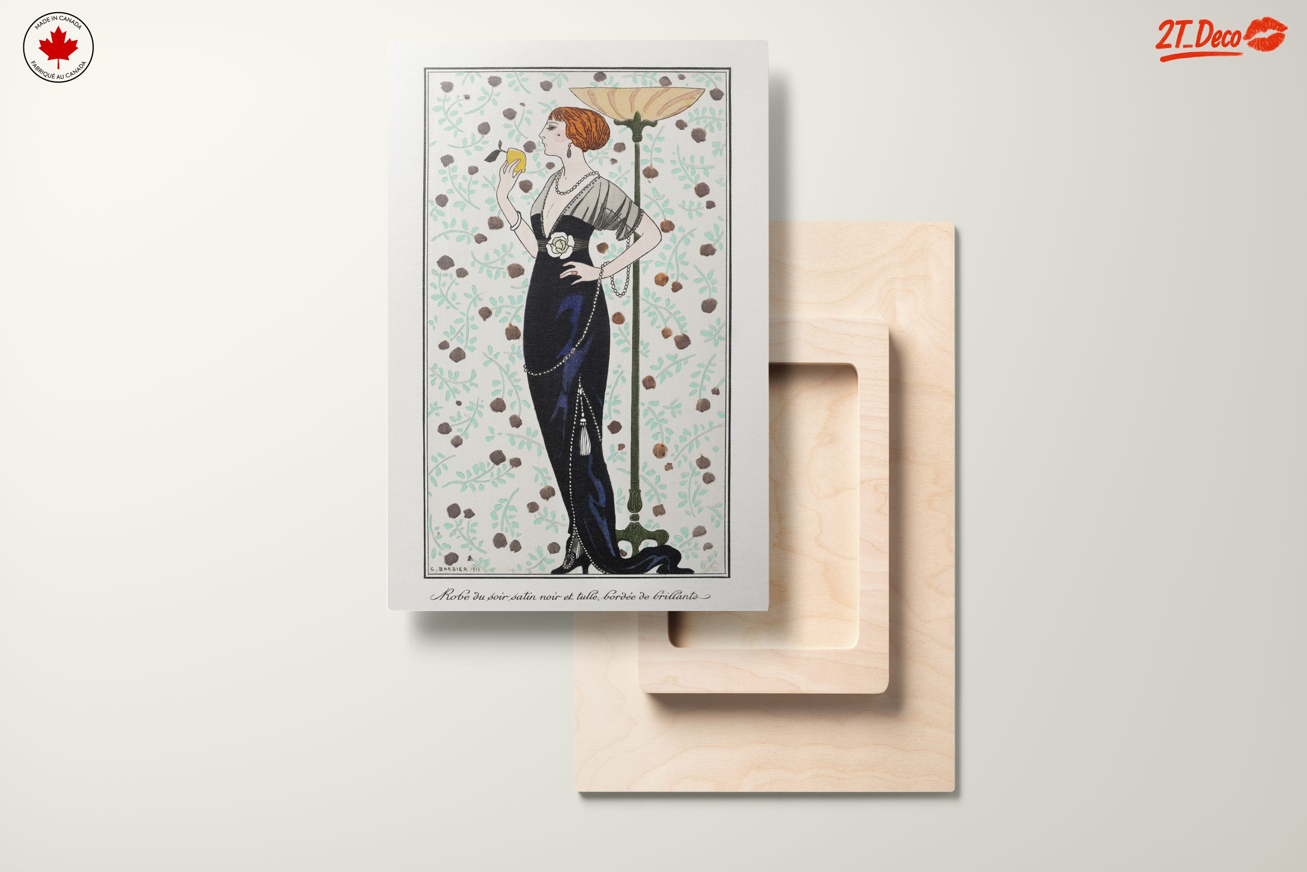 Elegant Vintage Fashion Illustration of a Woman - Image 11