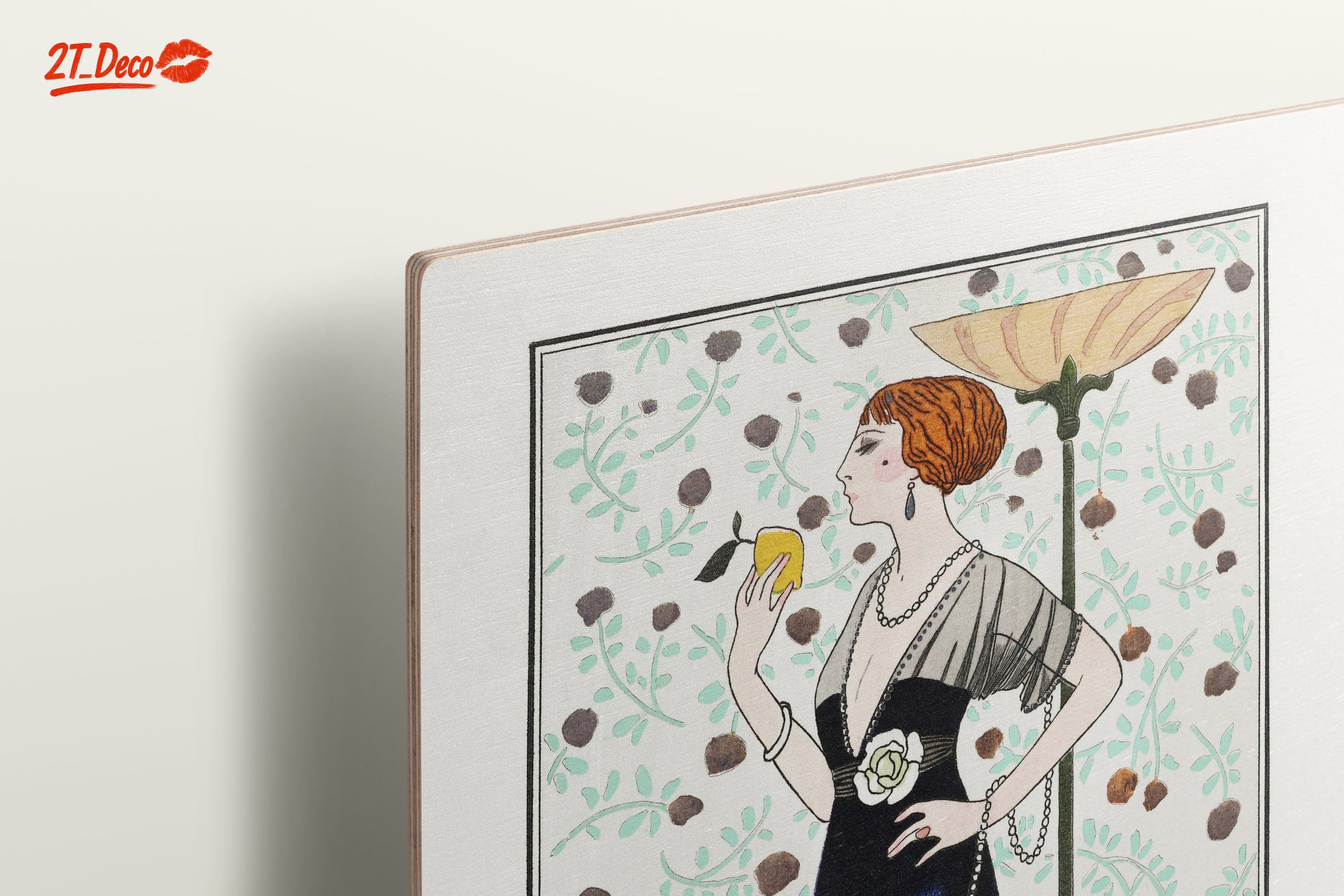 Elegant Vintage Fashion Illustration of a Woman - Image 15