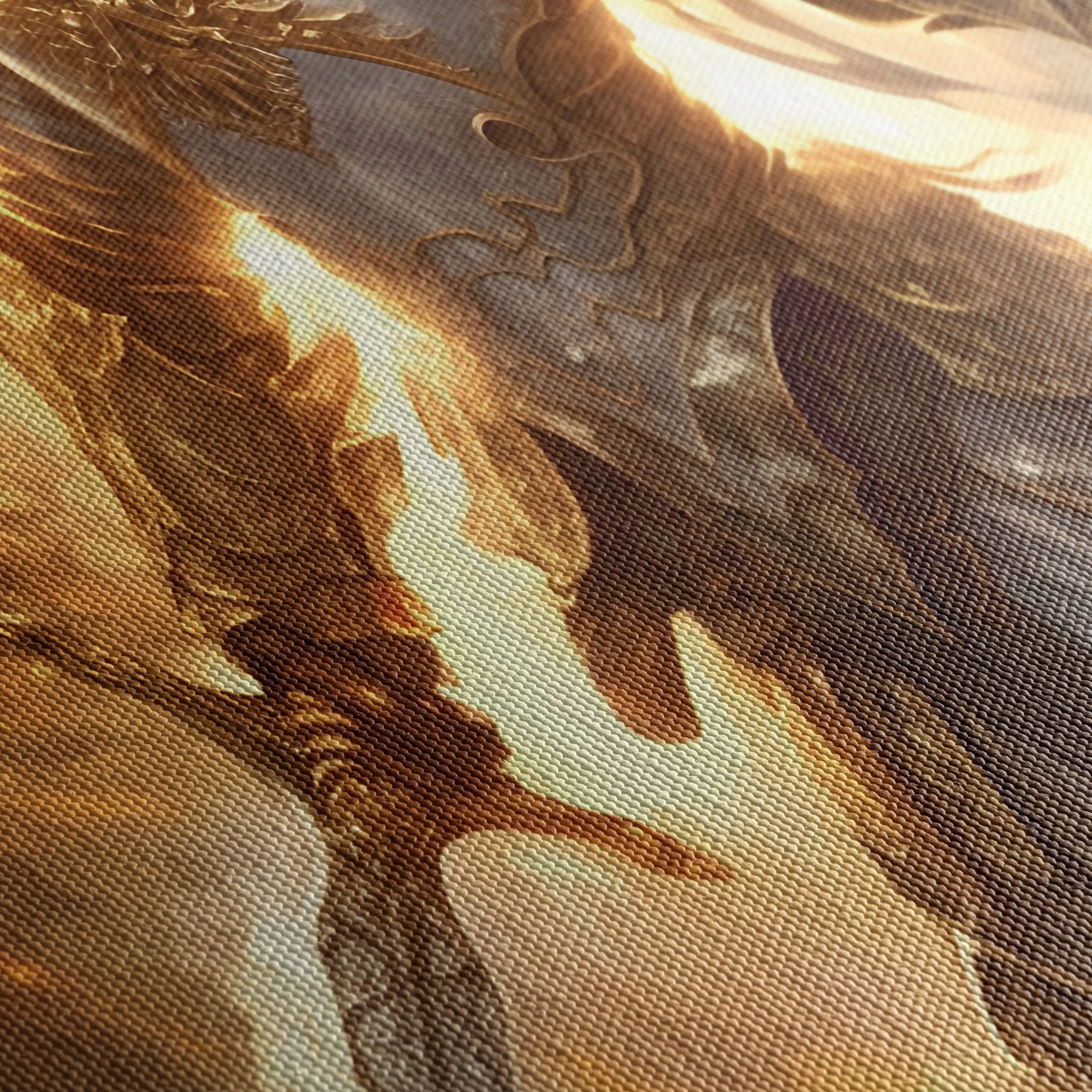 Fantasy Warrior Surrounded by Flames - Image 5