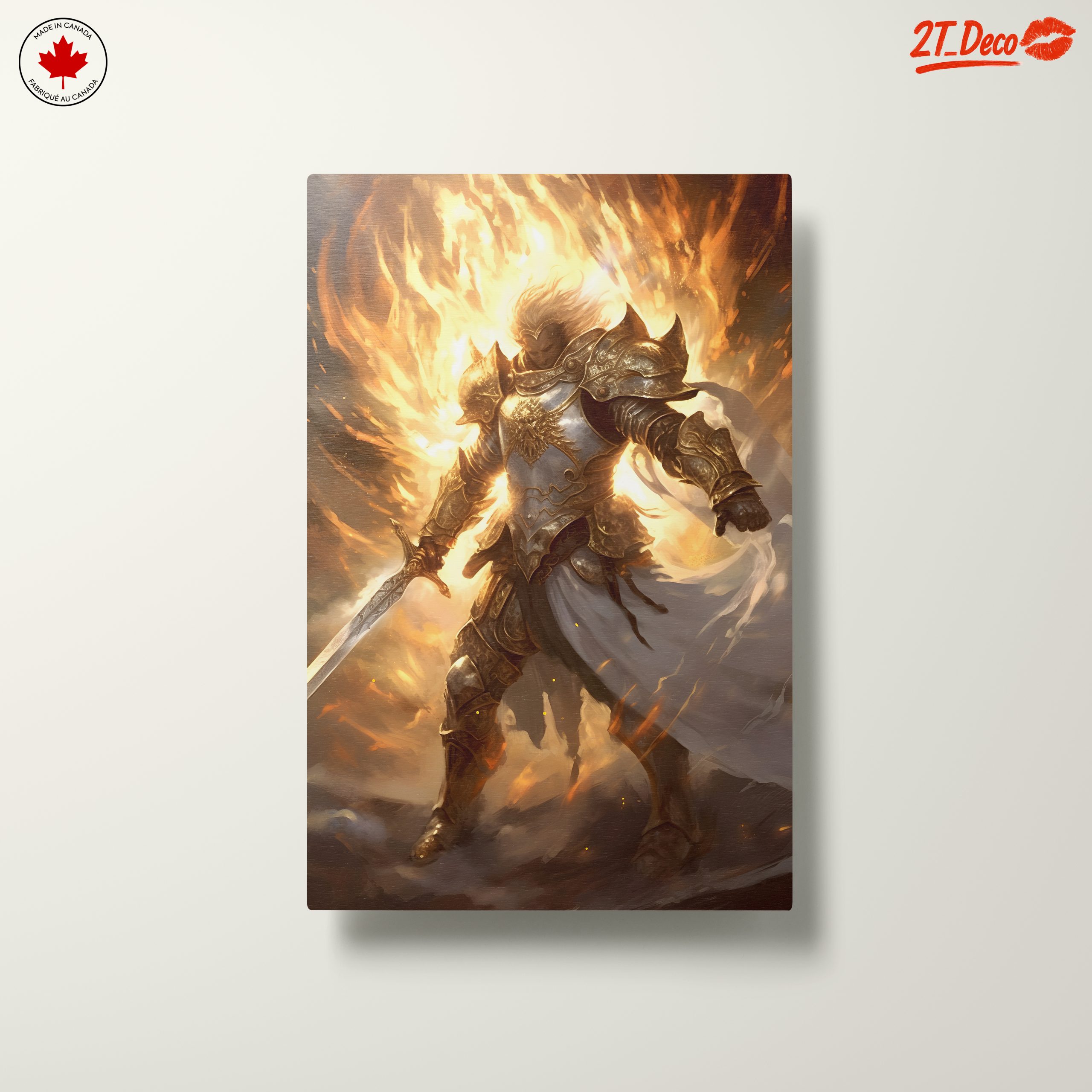 Fantasy Warrior Surrounded by Flames - Image 10