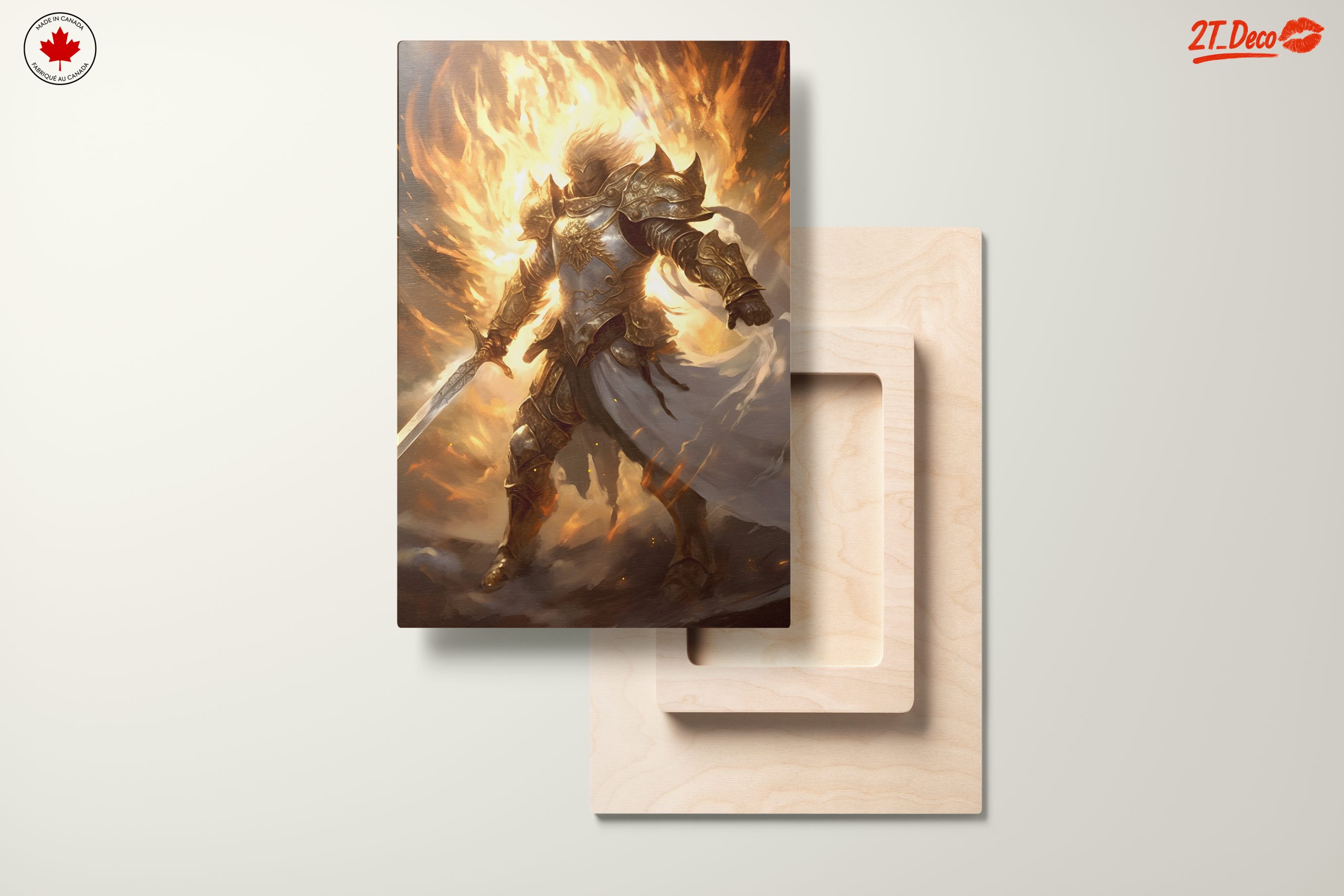 Fantasy Warrior Surrounded by Flames - Image 11