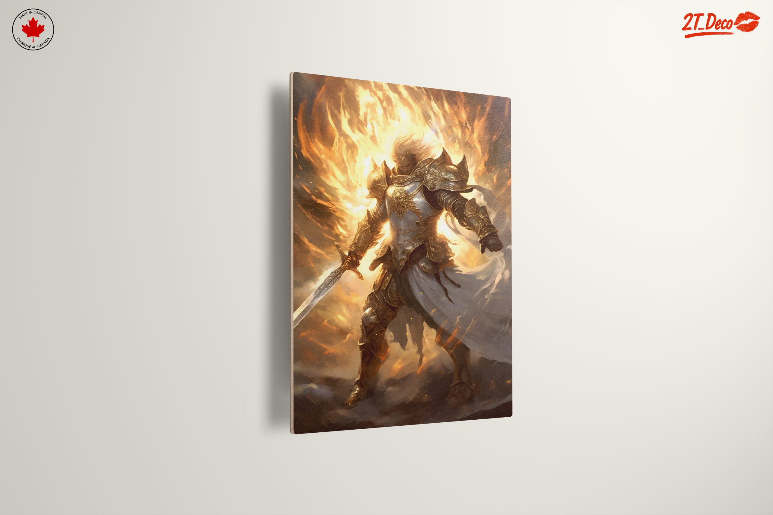 Fantasy Warrior Surrounded by Flames - Image 13