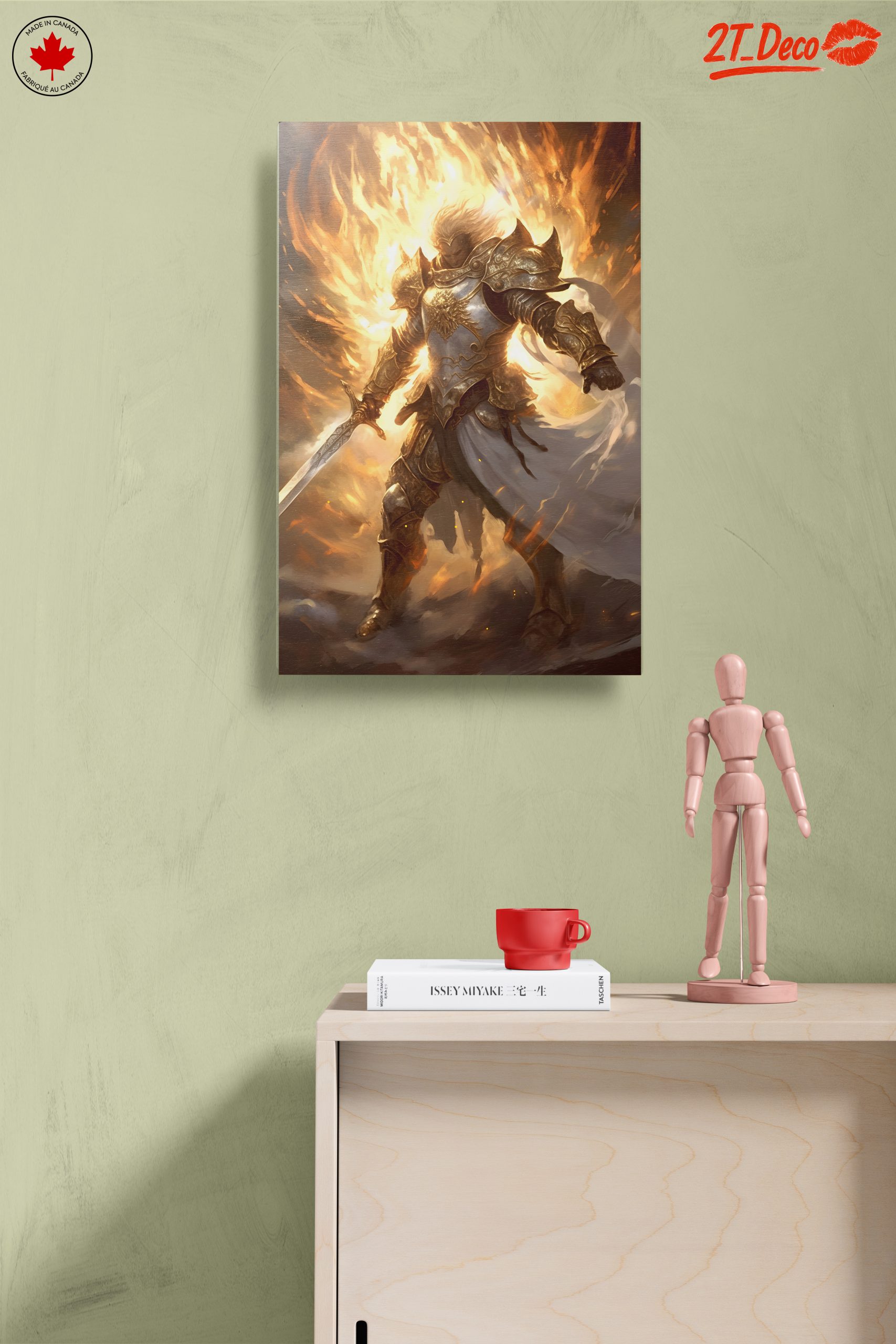 Fantasy Warrior Surrounded by Flames - Image 14