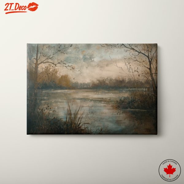 Serene Nature Landscape with Water and Trees