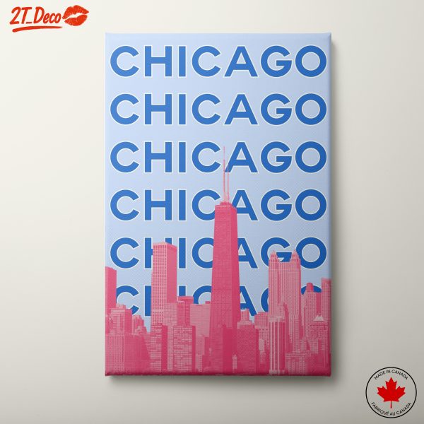 Chicago City Skyline Wall Art