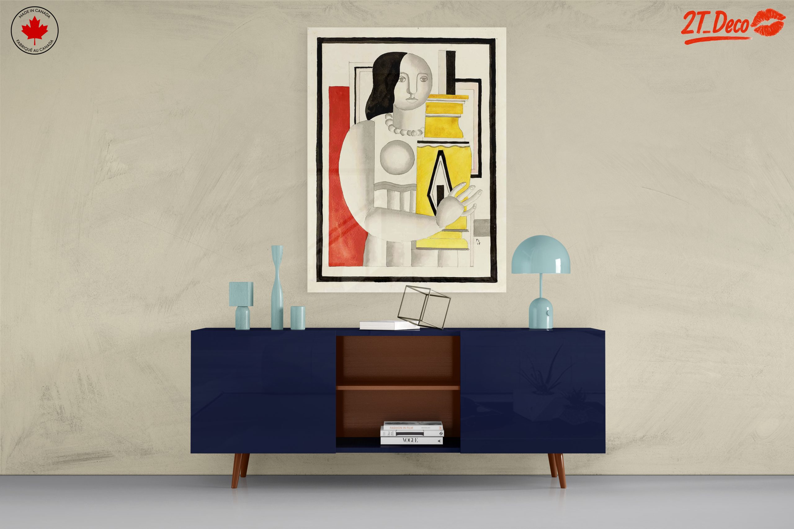Stylized Contemporary Portrait with Bold Colors 4 - Image 8