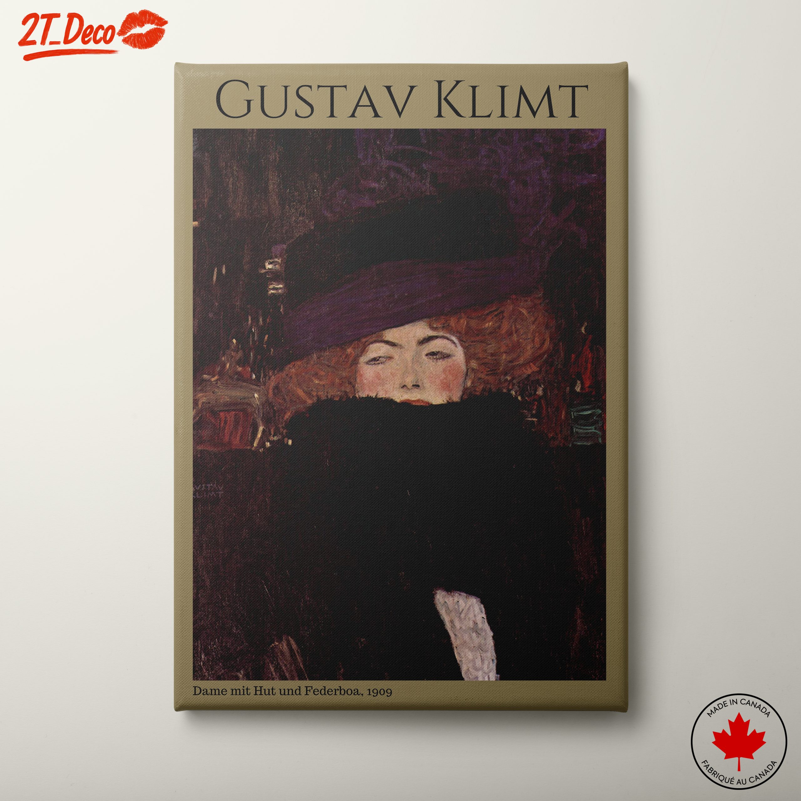 Gustav Klimt Portrait of a Lady with Hat