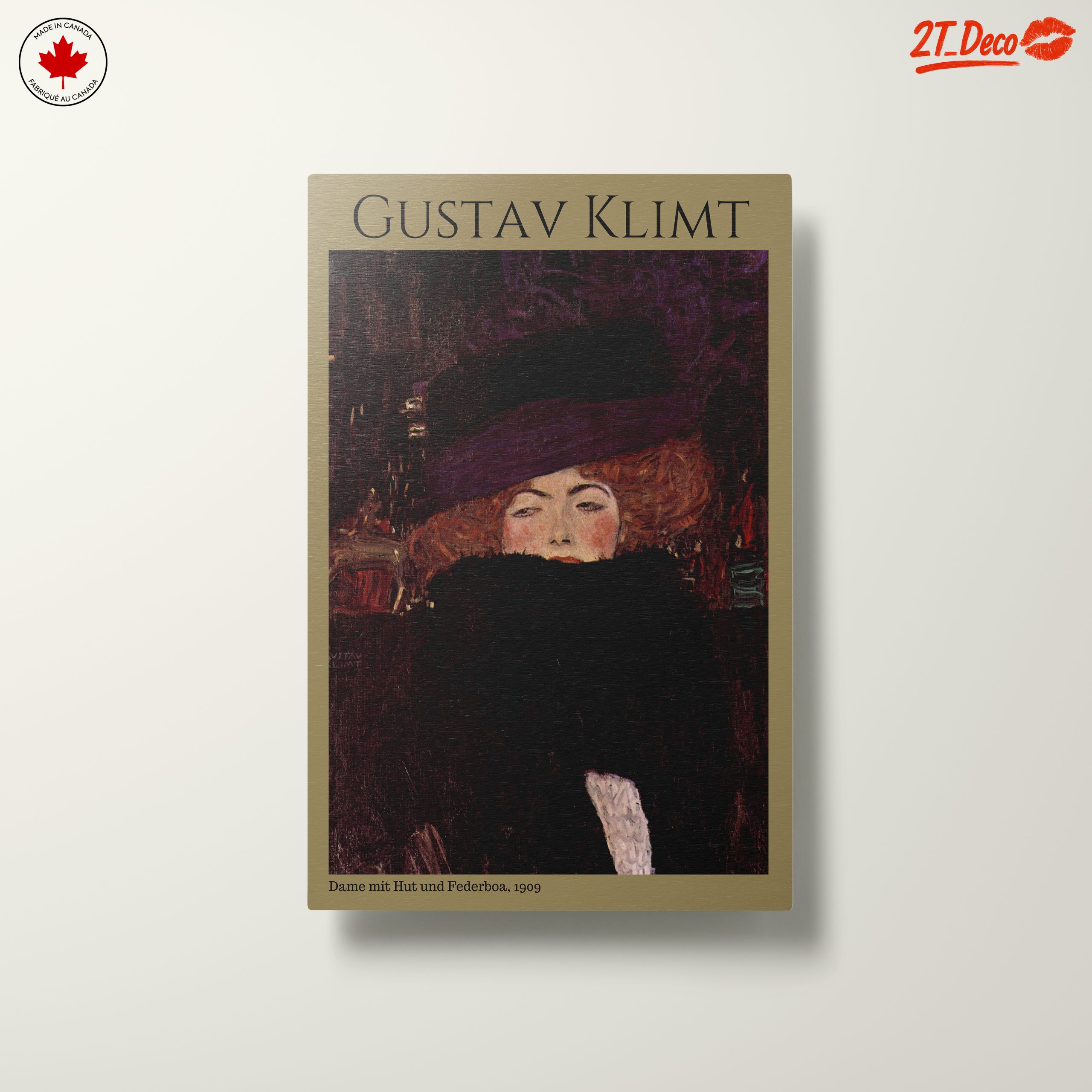 Gustav Klimt Portrait of a Lady with Hat - Image 10
