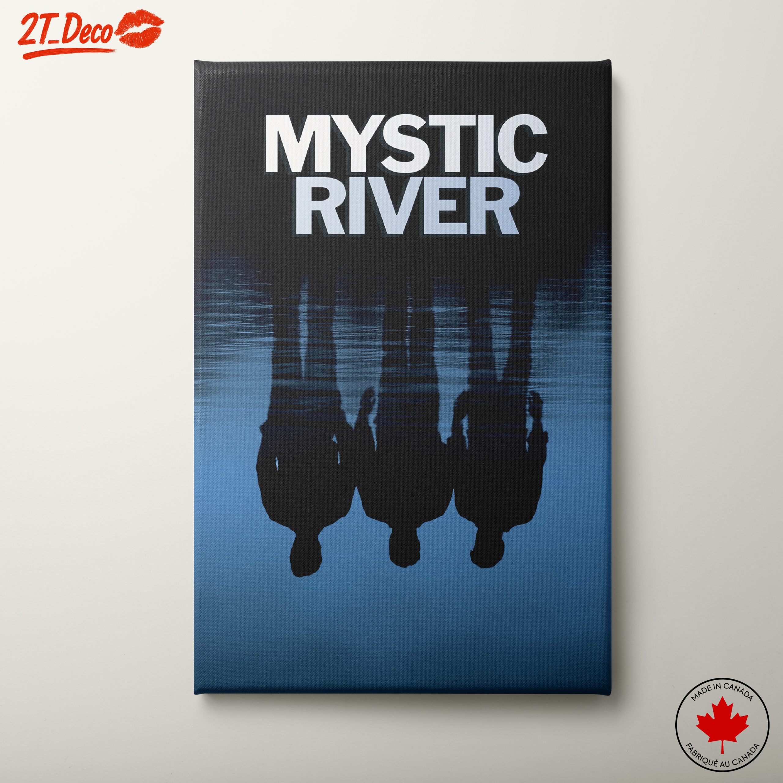 Mystic River Reflection Art