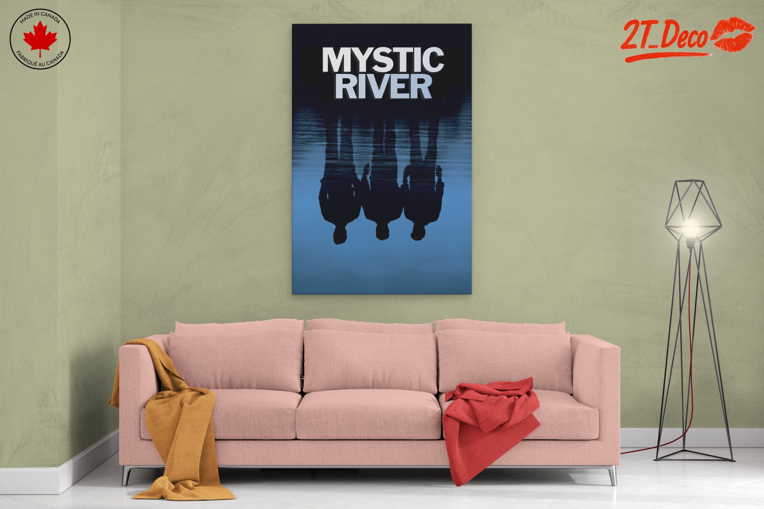 Mystic River Reflection Art - Image 2