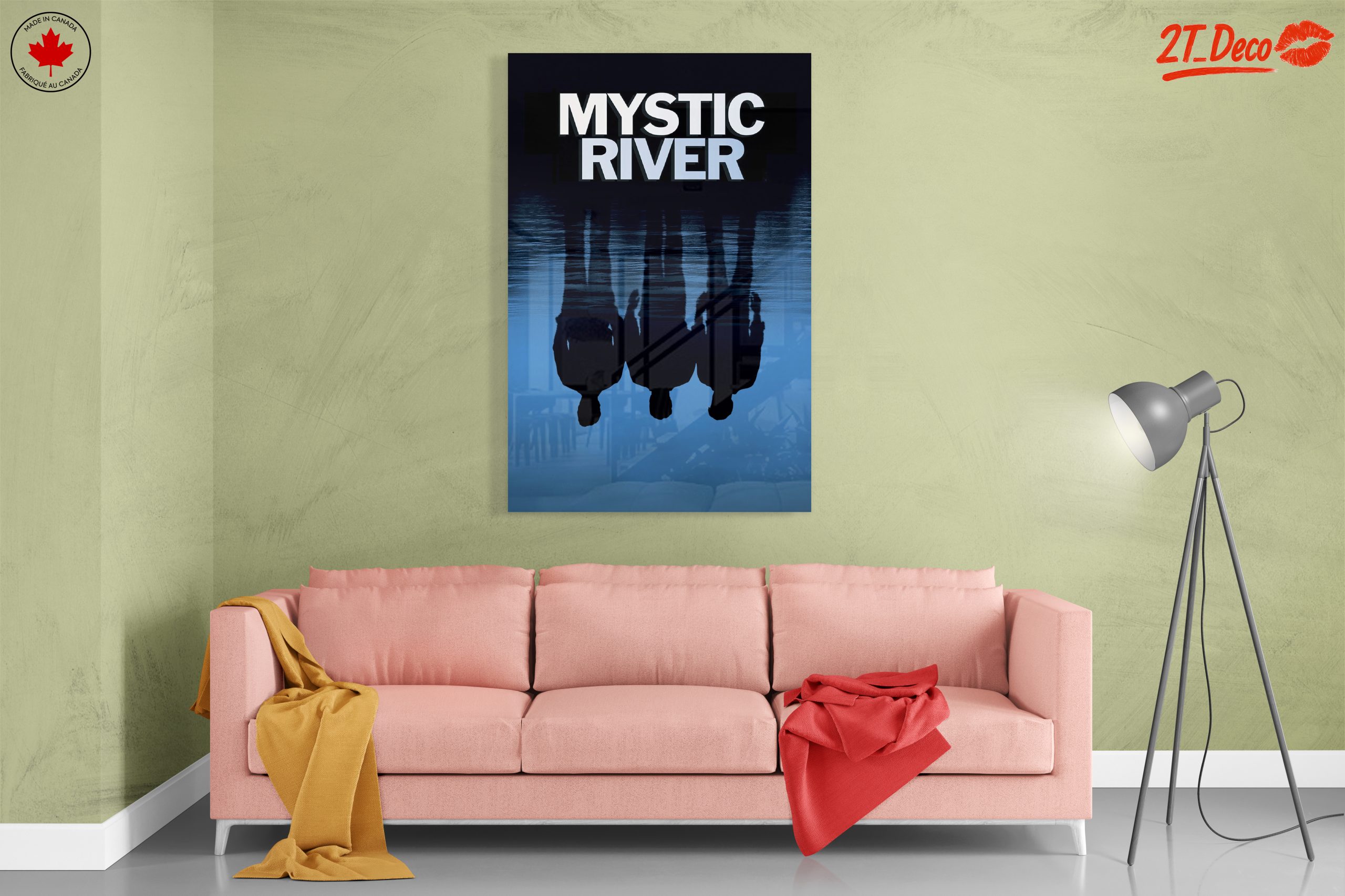 Mystic River Reflection Art - Image 7