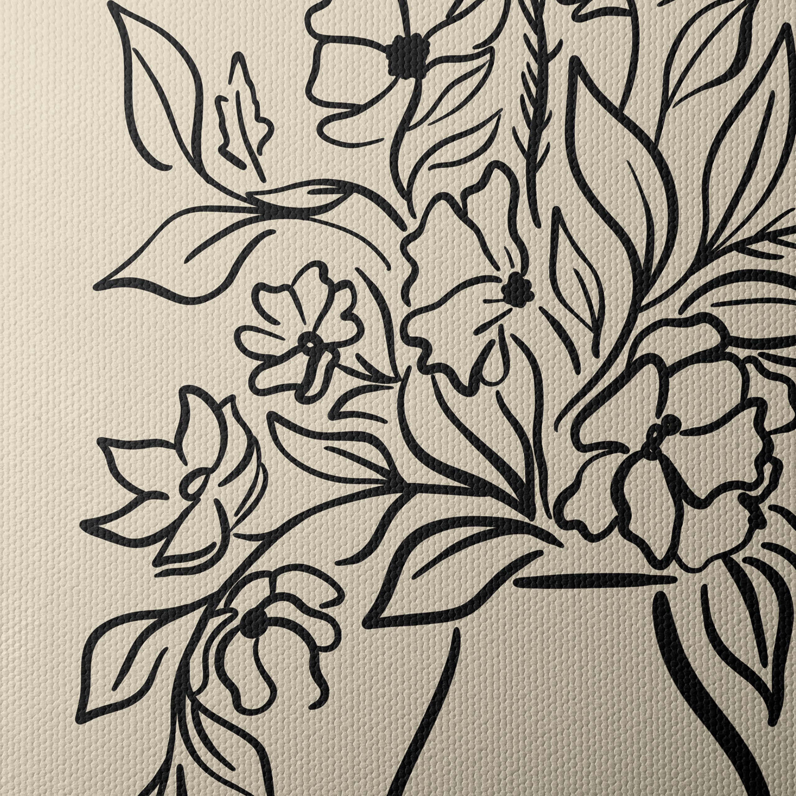 Stylized Floral Arrangement in a Vase - Image 4