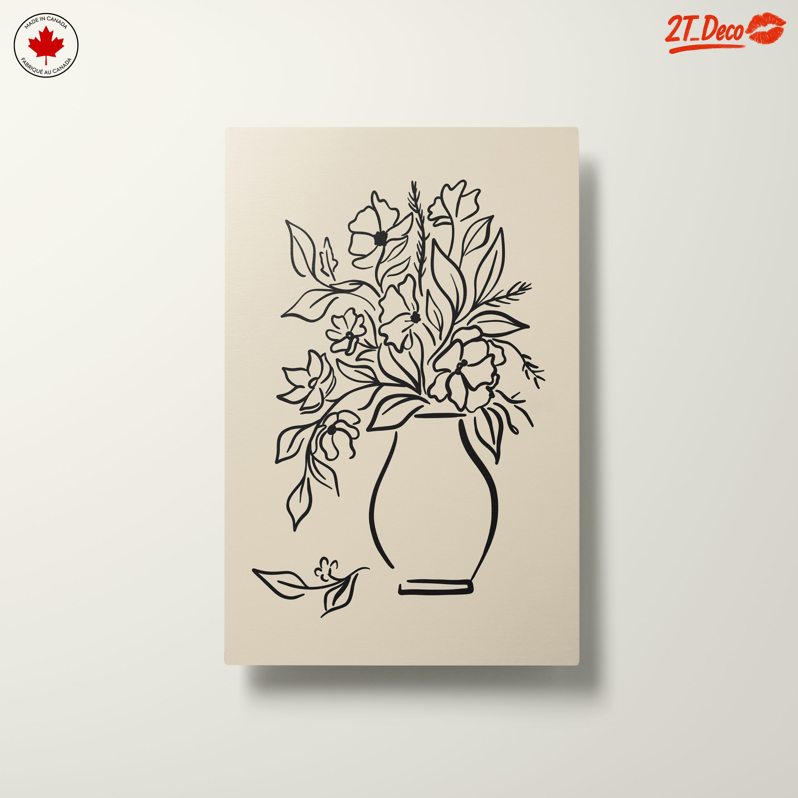 Stylized Floral Arrangement in a Vase - Image 10