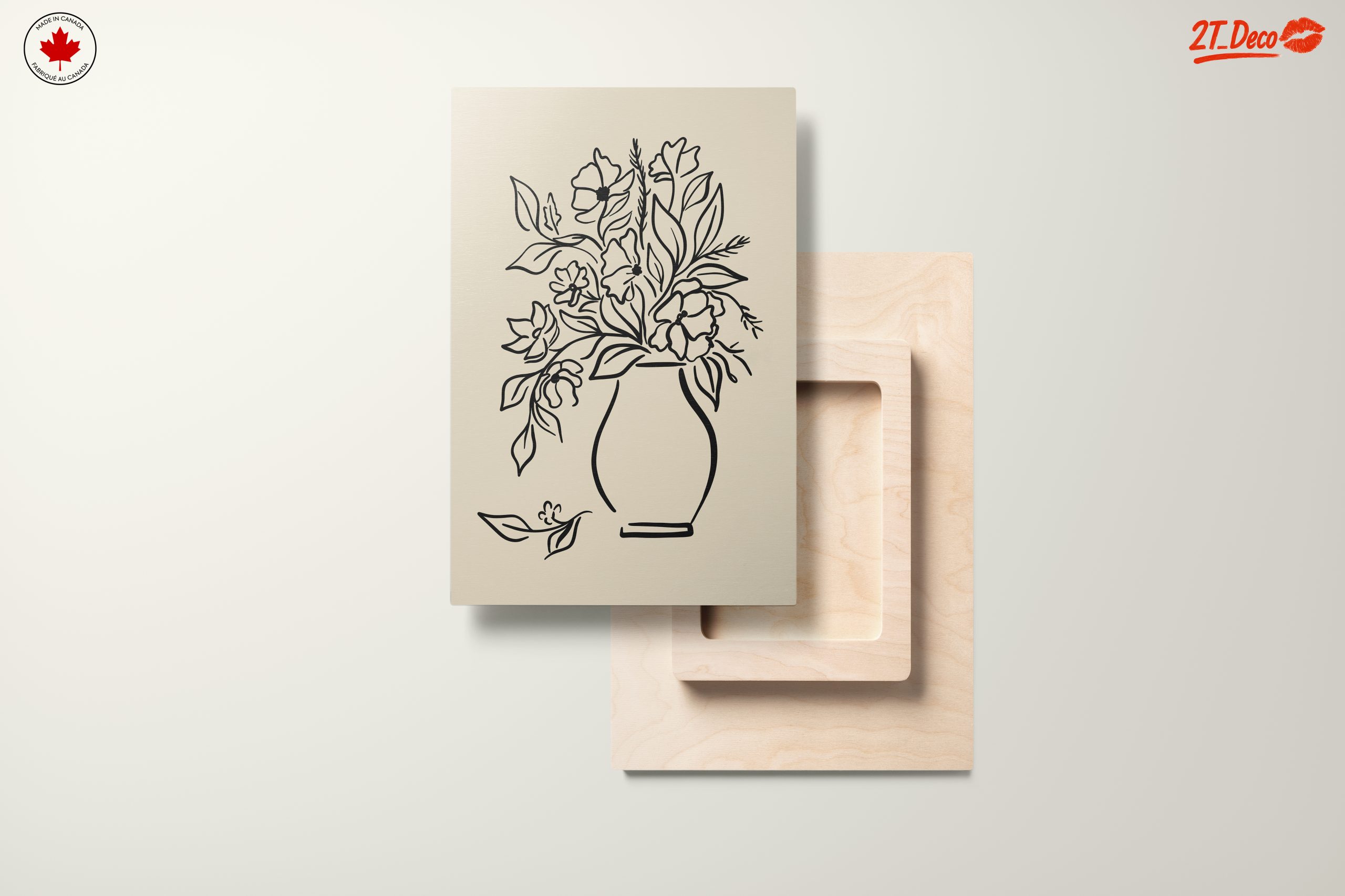Stylized Floral Arrangement in a Vase - Image 11