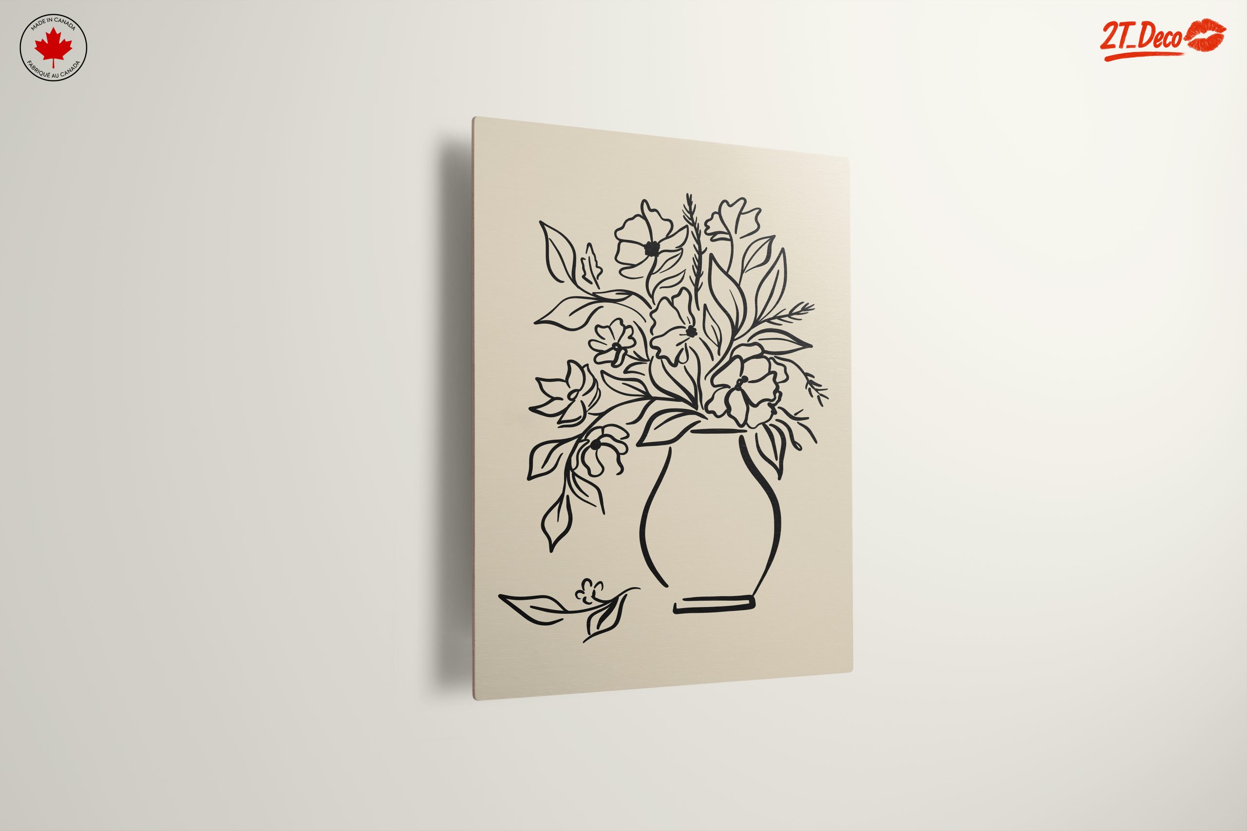 Stylized Floral Arrangement in a Vase - Image 13
