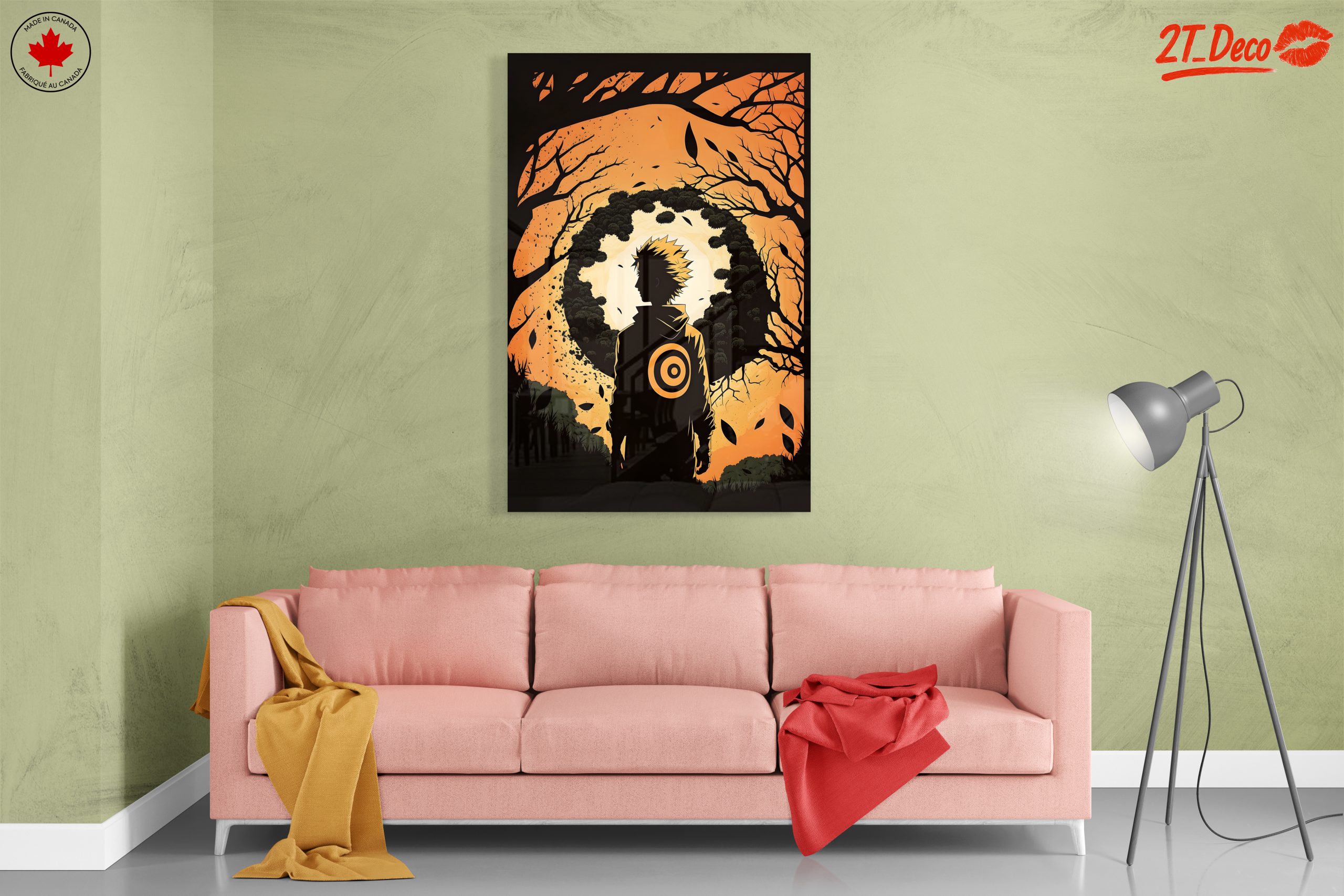 Dramatic Naruto Character Silhouette Art - Image 7