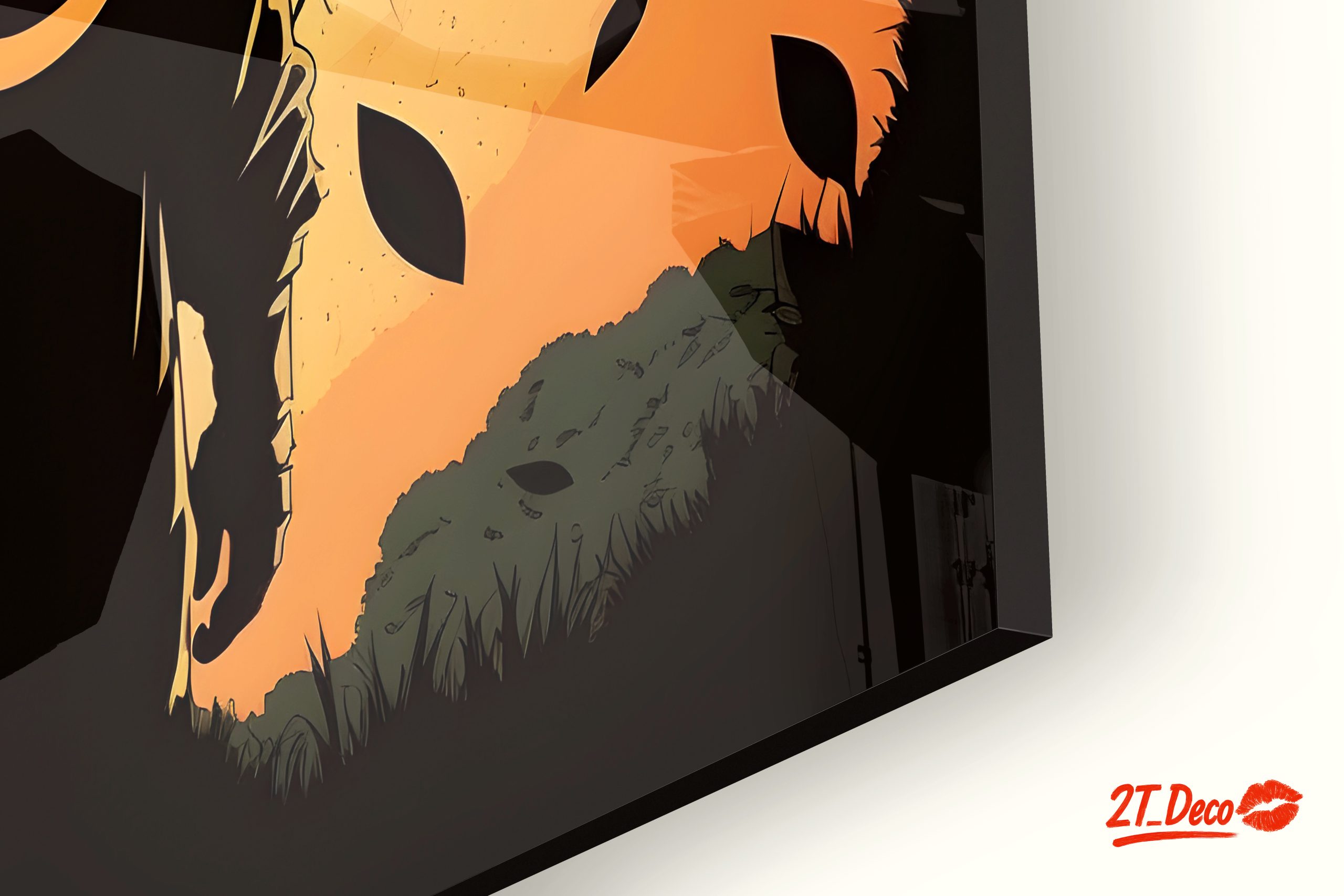 Dramatic Naruto Character Silhouette Art - Image 9