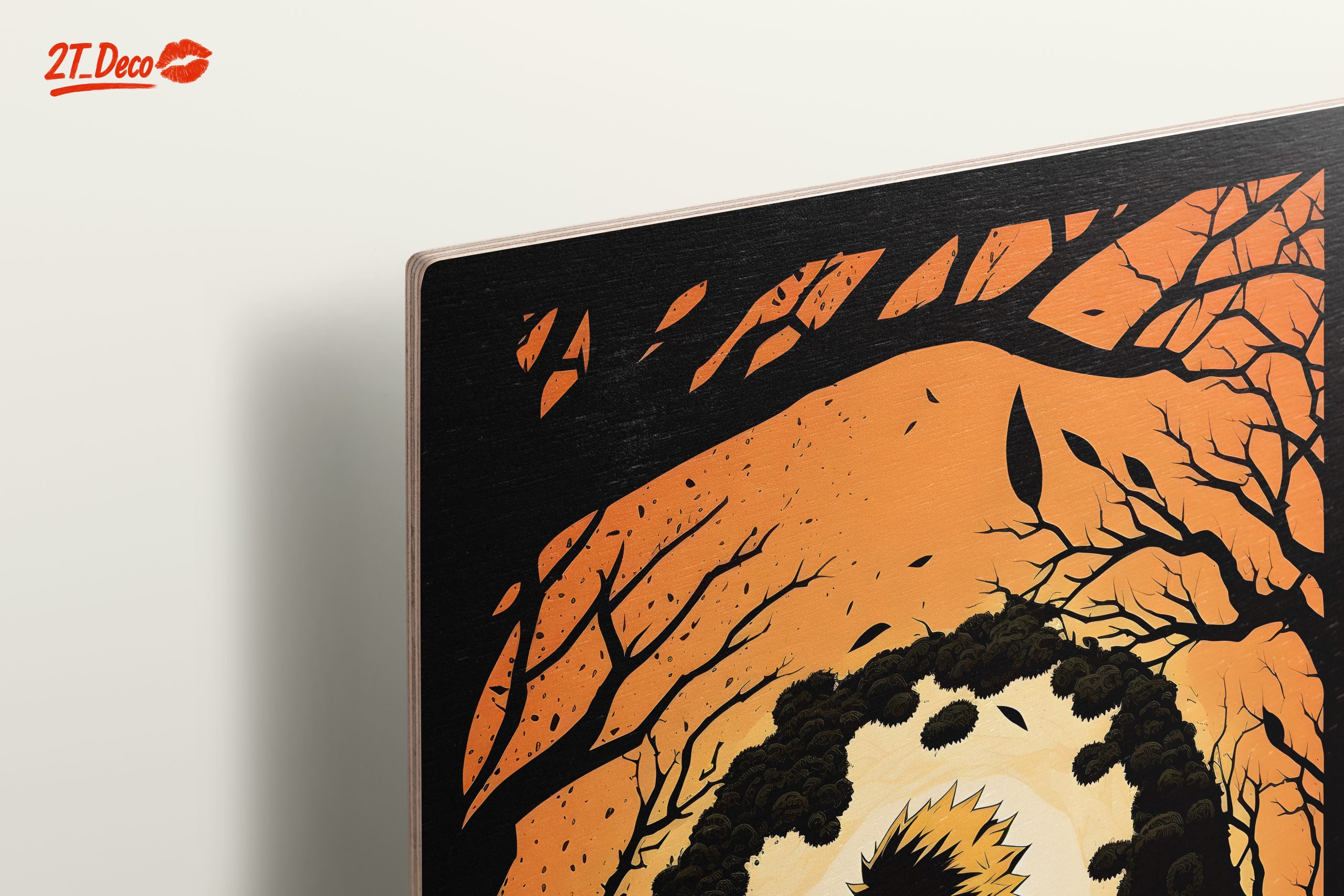Dramatic Naruto Character Silhouette Art - Image 15