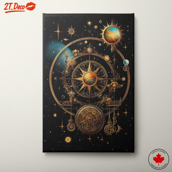Intricate Cosmic Abstract Design