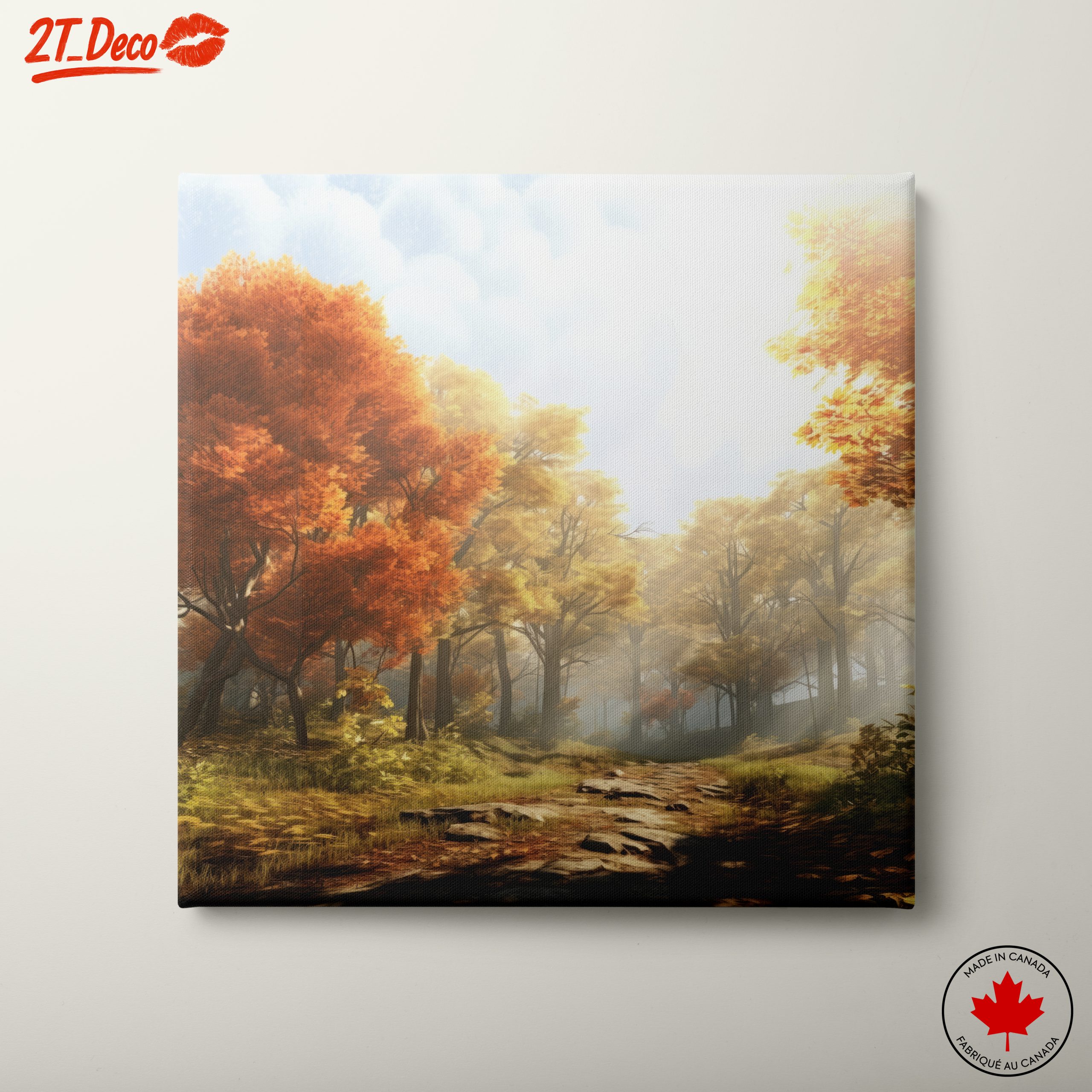 Serene Autumn Forest Landscape