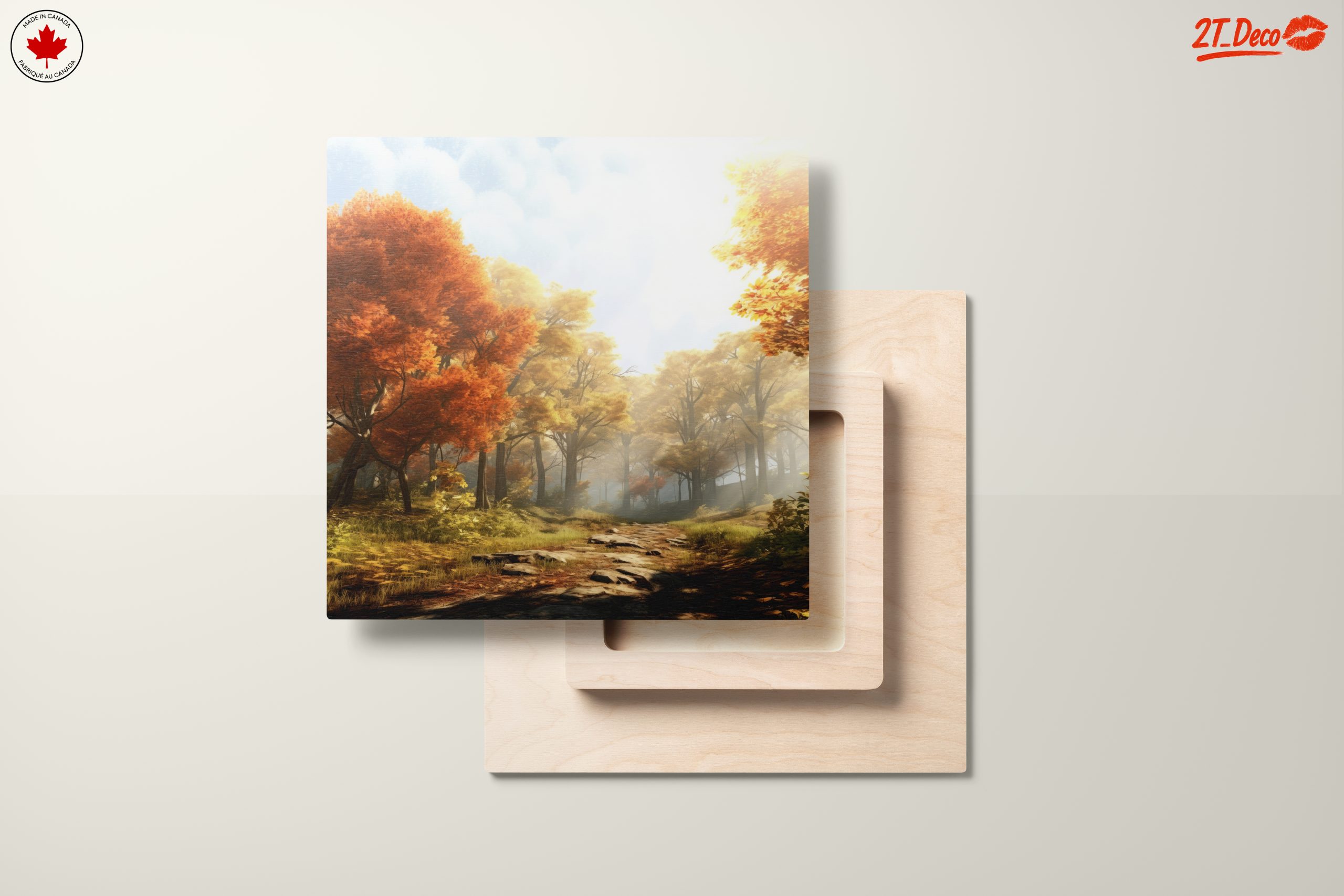 Serene Autumn Forest Landscape - Image 11