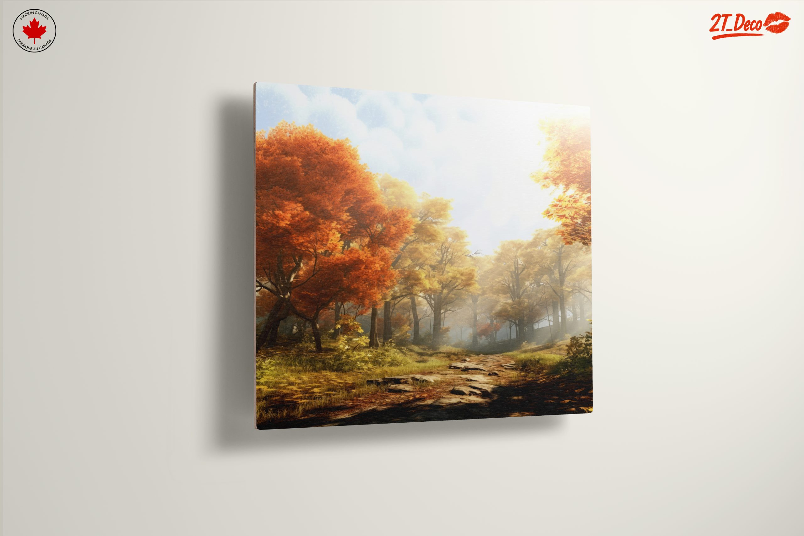 Serene Autumn Forest Landscape - Image 13
