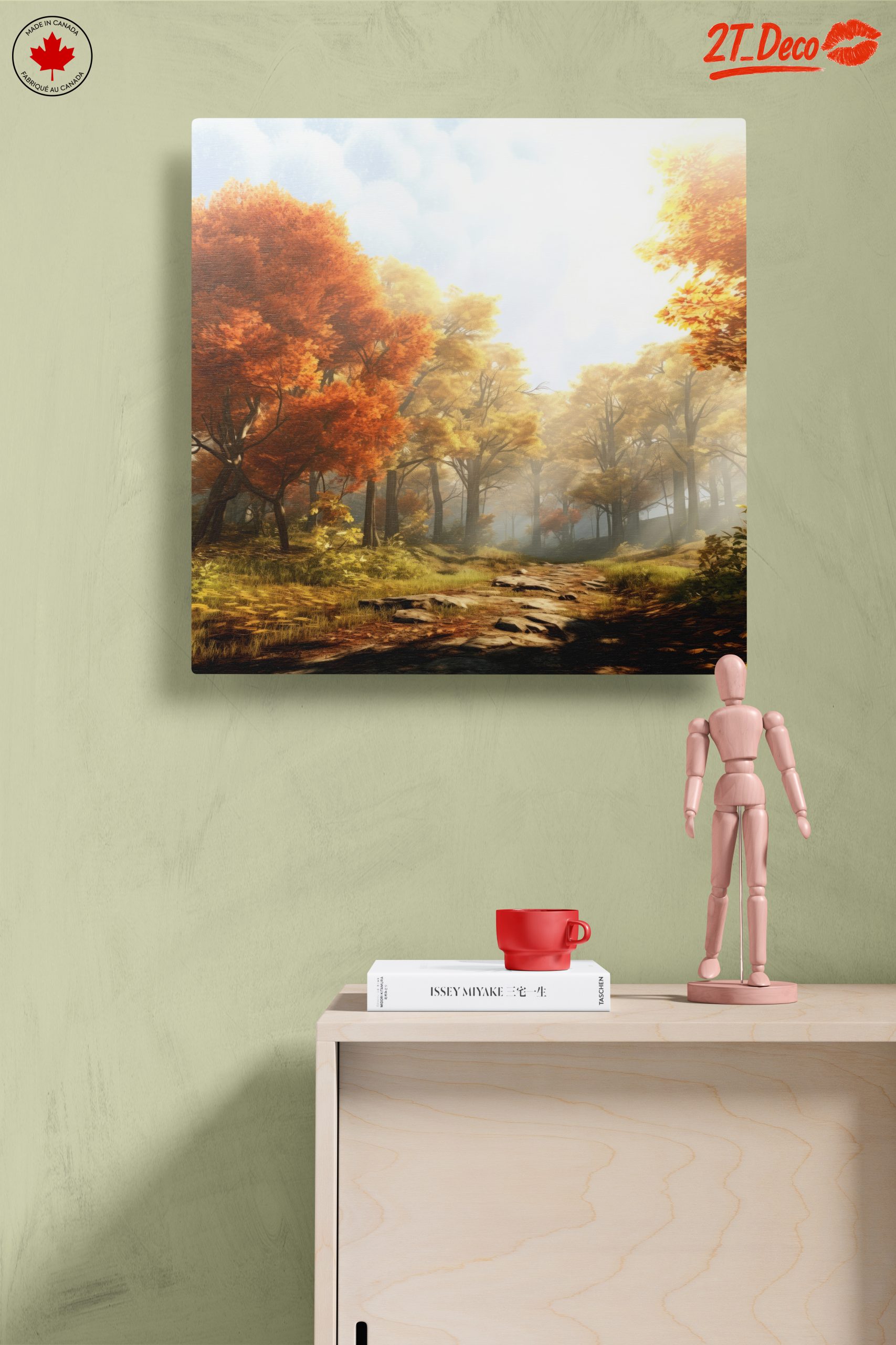 Serene Autumn Forest Landscape - Image 14