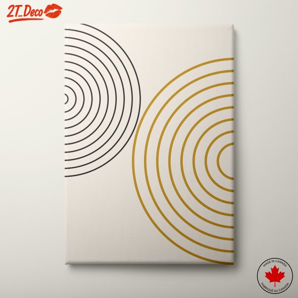 Stylish Geometric Abstract Circles Art